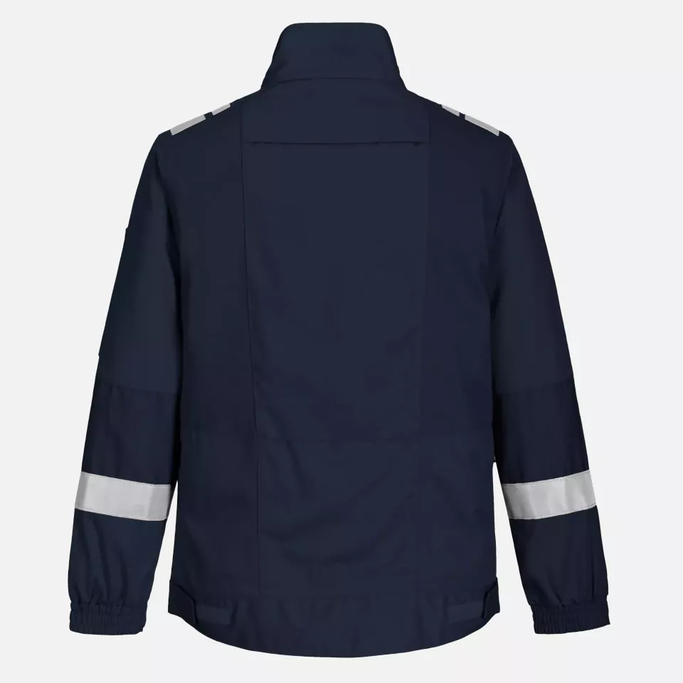 Portwest FR601NAR, Bizflame Work leichte flammhemmende Stretch-Jacke, Marine, image 2, gallery thumbnail
