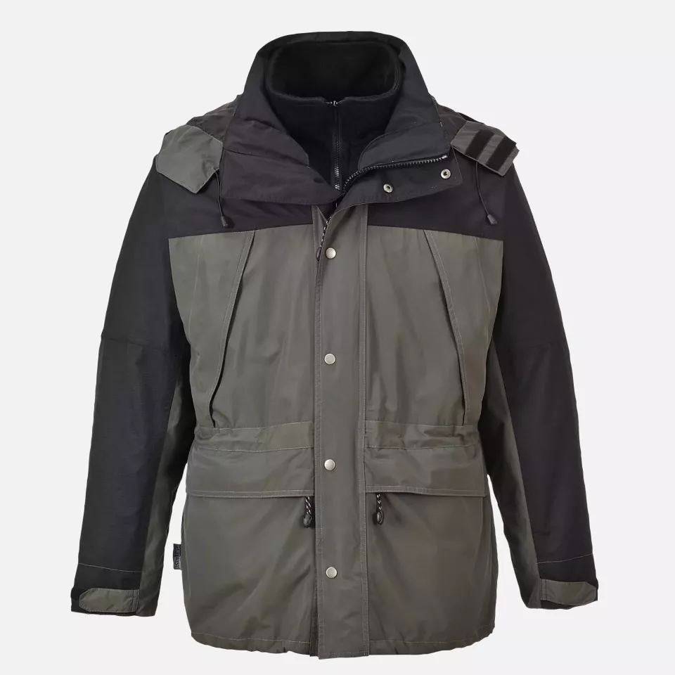 Portwest S532GRR, Orkney 3-in-1 Jacket, Grey, image 1, gallery thumbnail