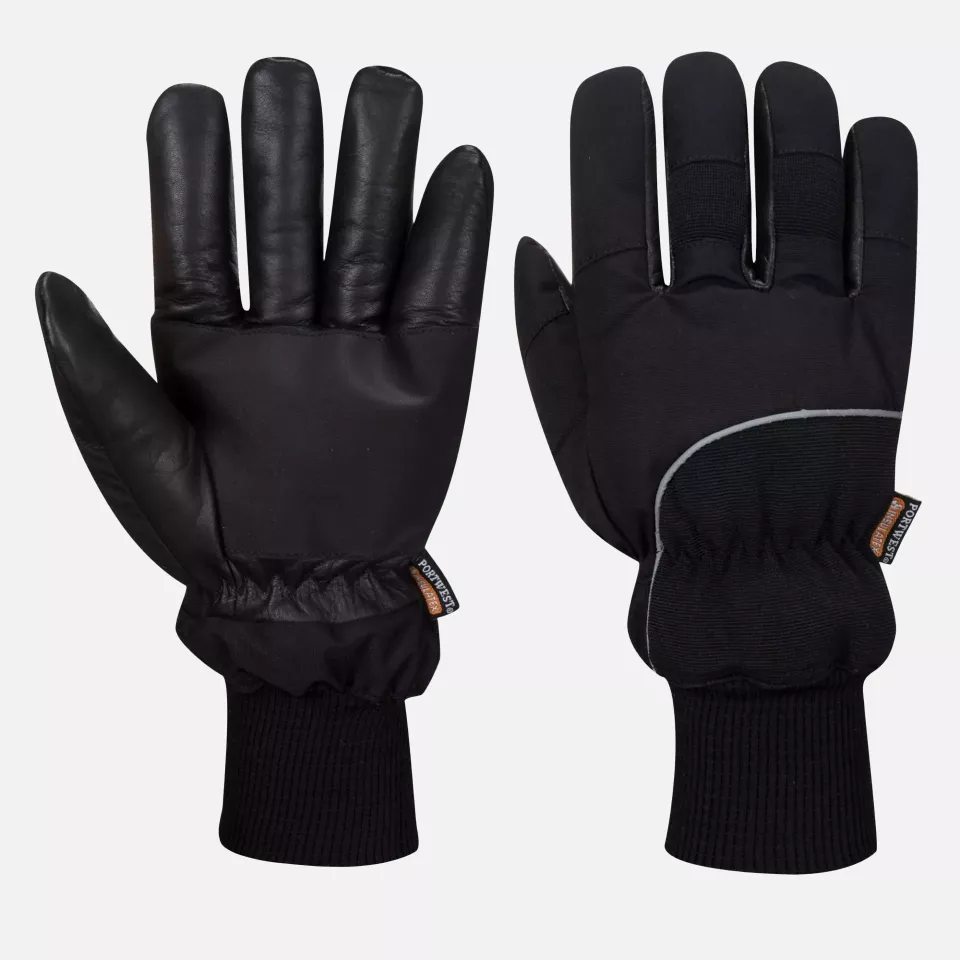 Portwest A751BKR, Apacha Cold Store Glove, Black, image 3, gallery thumbnail