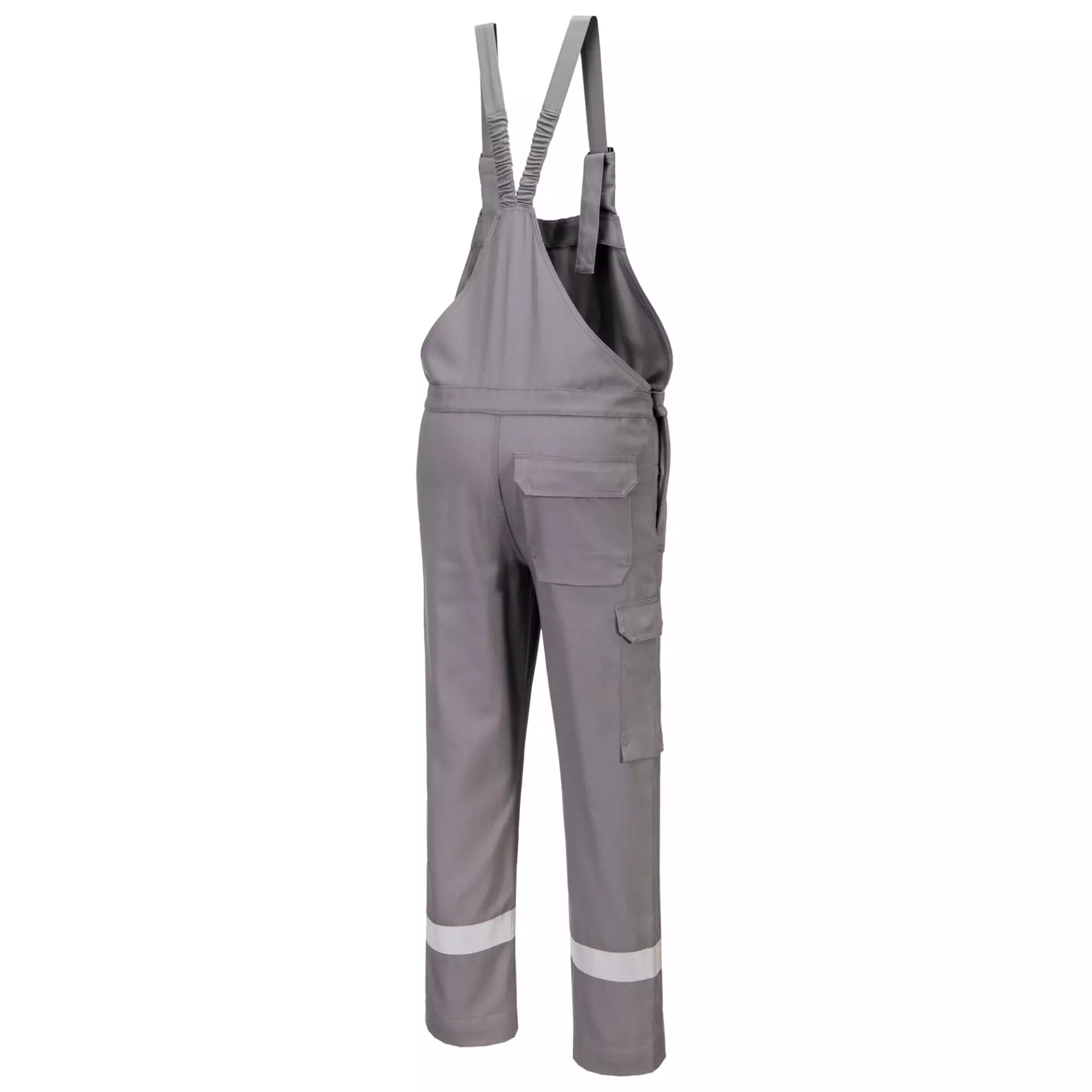 Portwest FR418GRR, Bizflame Work Chemical Resistant FR Bib & Brace, Grey, image 2