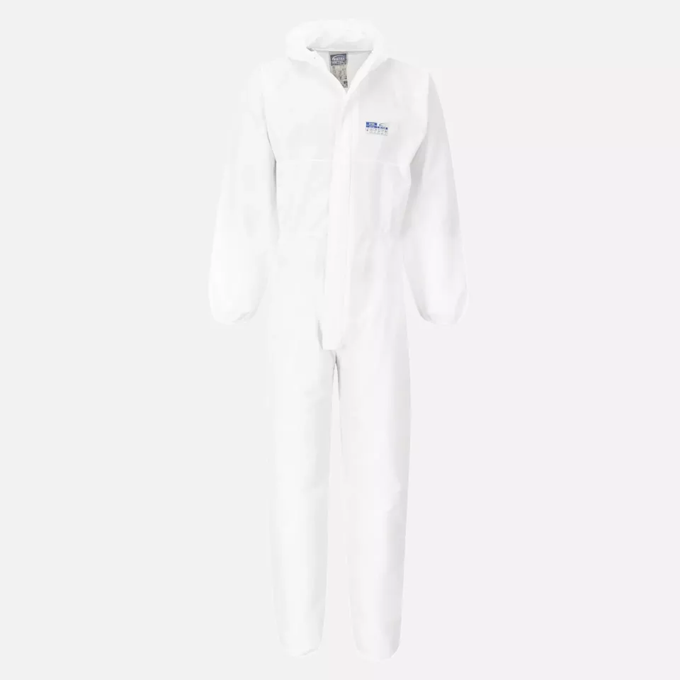 Portwest ST80WHR, BizTex SMS FR Coverall Type 5/6, White, image 1, gallery thumbnail