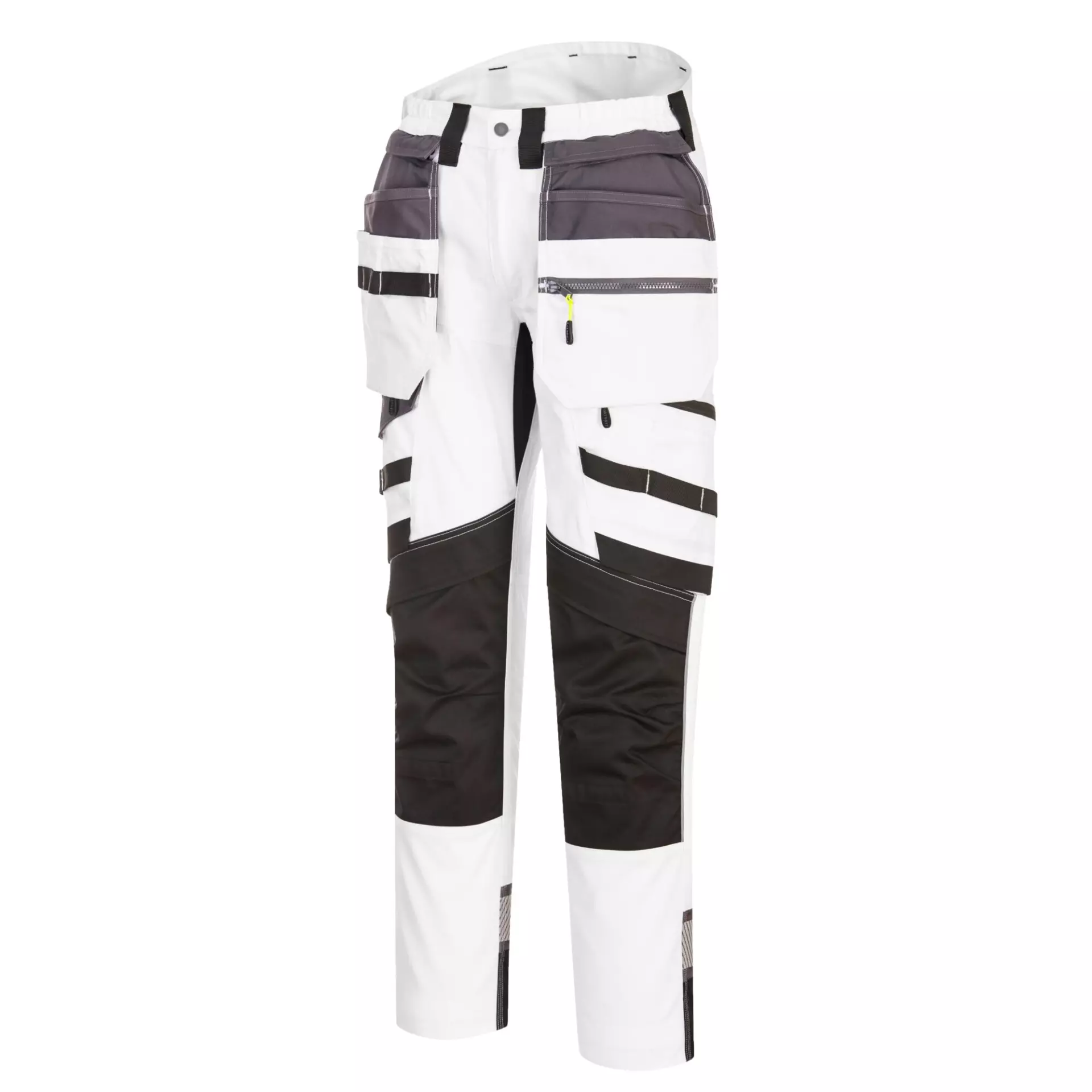 Portwest DX440WGR, DX4 Detachable Holster Pocket Trousers, White/Grey, image 4