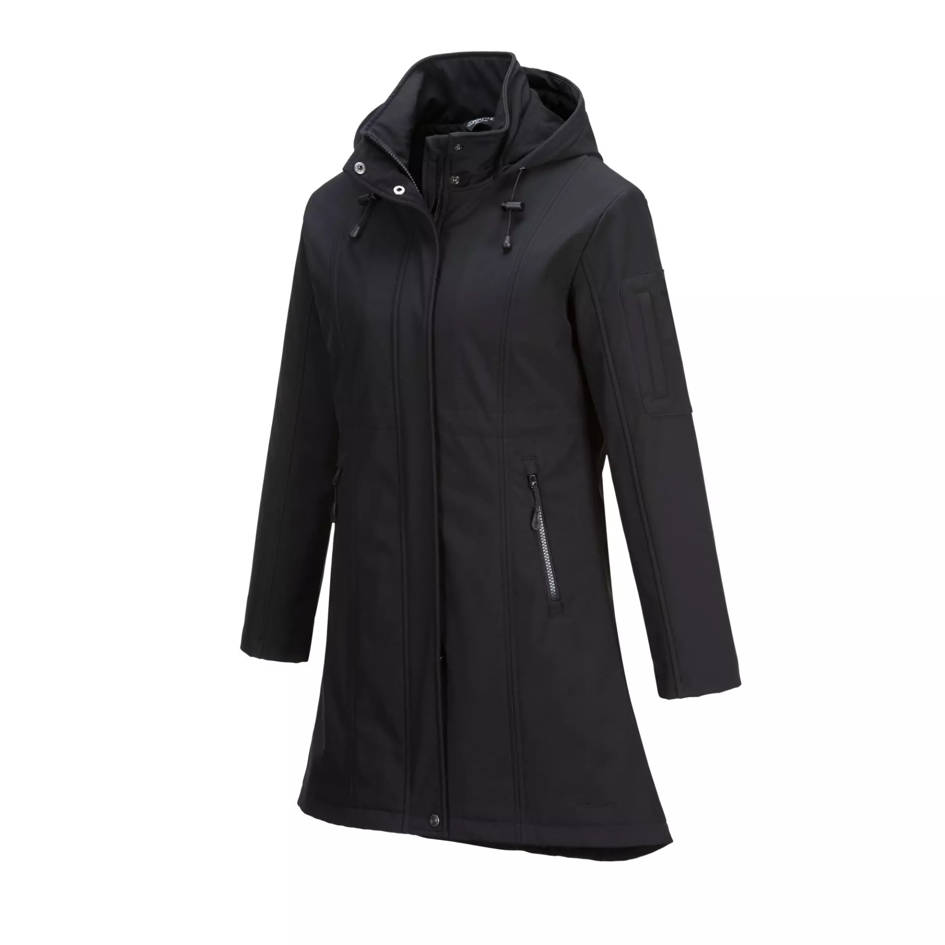 Portwest TK42BKR, Carla Damen Softshelljacke mit Kapuze (3L), Schwarz, image 3