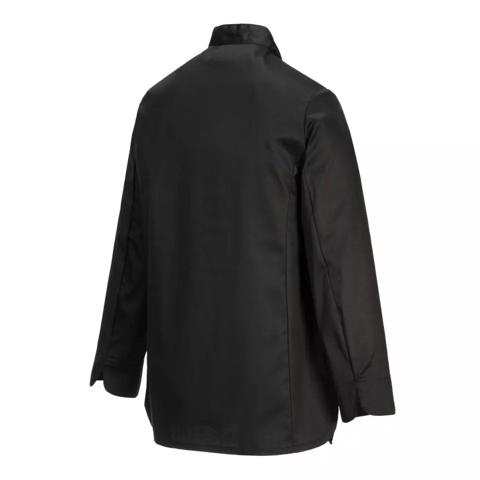 Portwest C837BKR, Chef's Women's MeshAir Rachel Jacket L/S, Black, image 4, gallery thumbnail