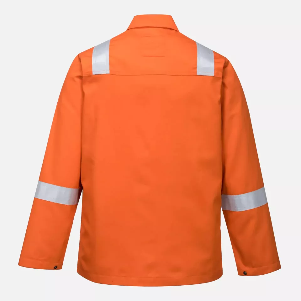 Portwest BZ13ORR, Bizweld Iona FR Jacket, Orange, image 2, gallery thumbnail