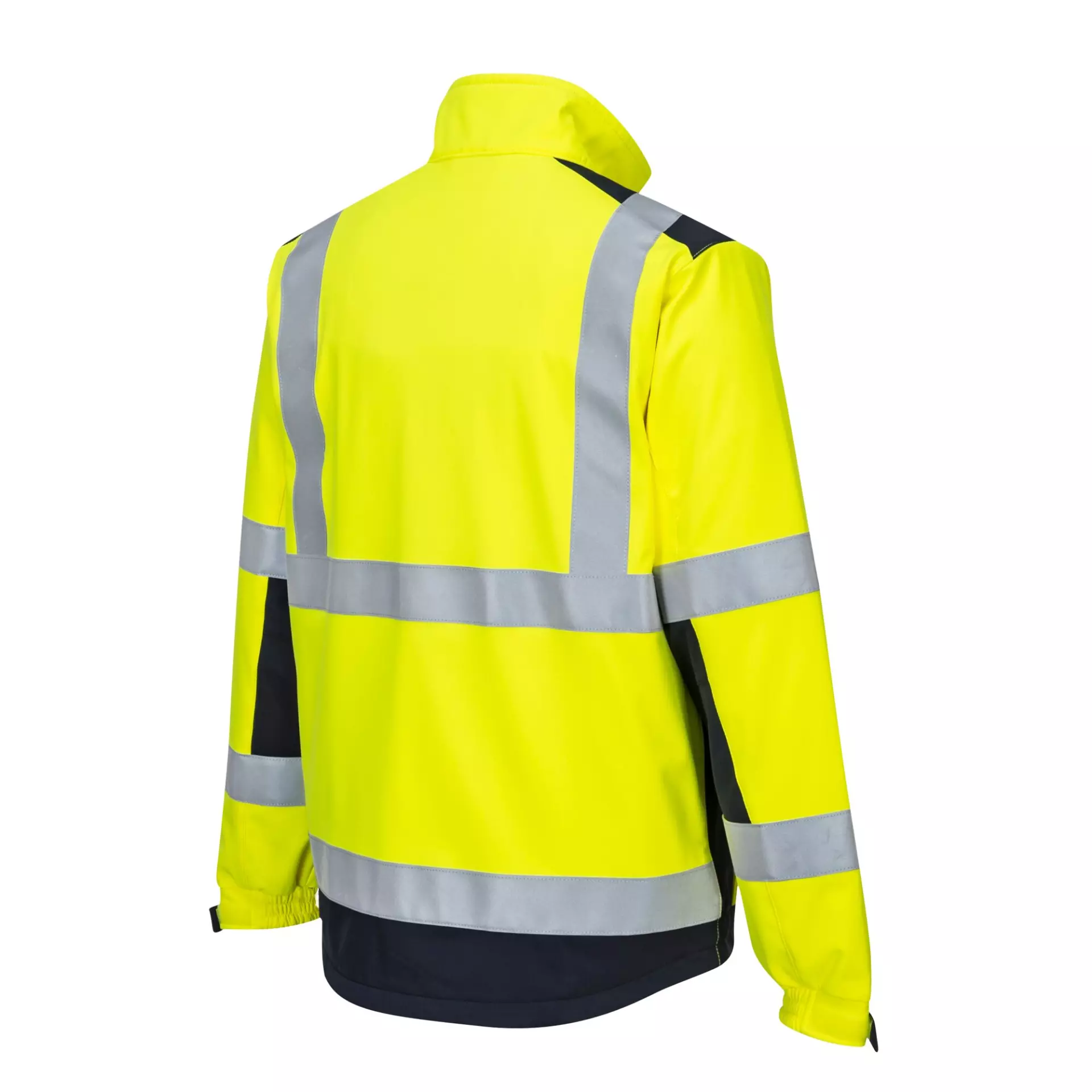 Portwest MV72YNR, Modaflame Multi Norm Arc Softshell Jacket, Yellow/Navy, image 3