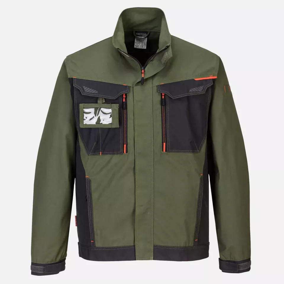 Portwest T703OGR, WX3 Work Jacket, Olive Green, image 1, gallery thumbnail