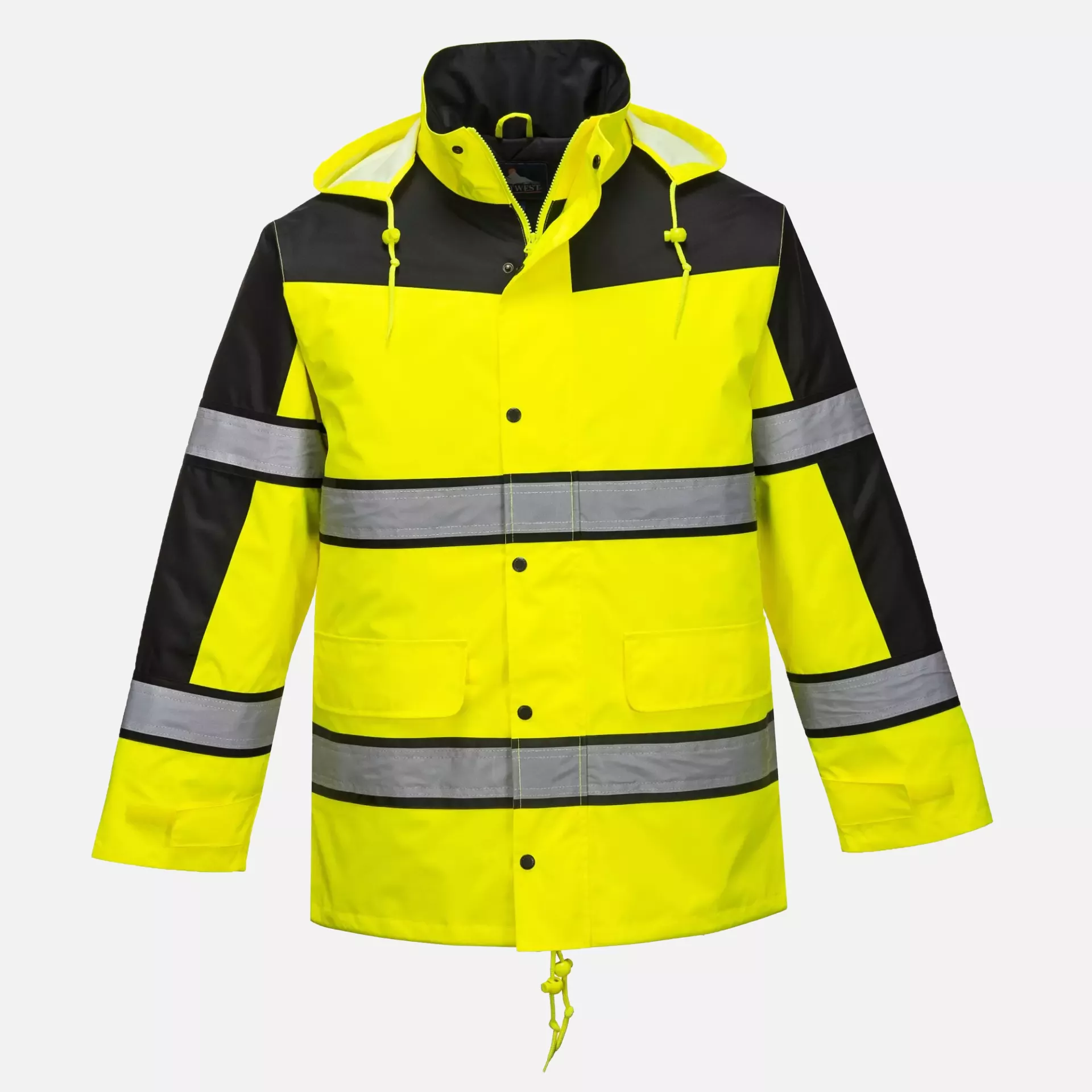Portwest S462YER, Hi-Vis Contrast Winter Classic Jacket, Yellow, image 4