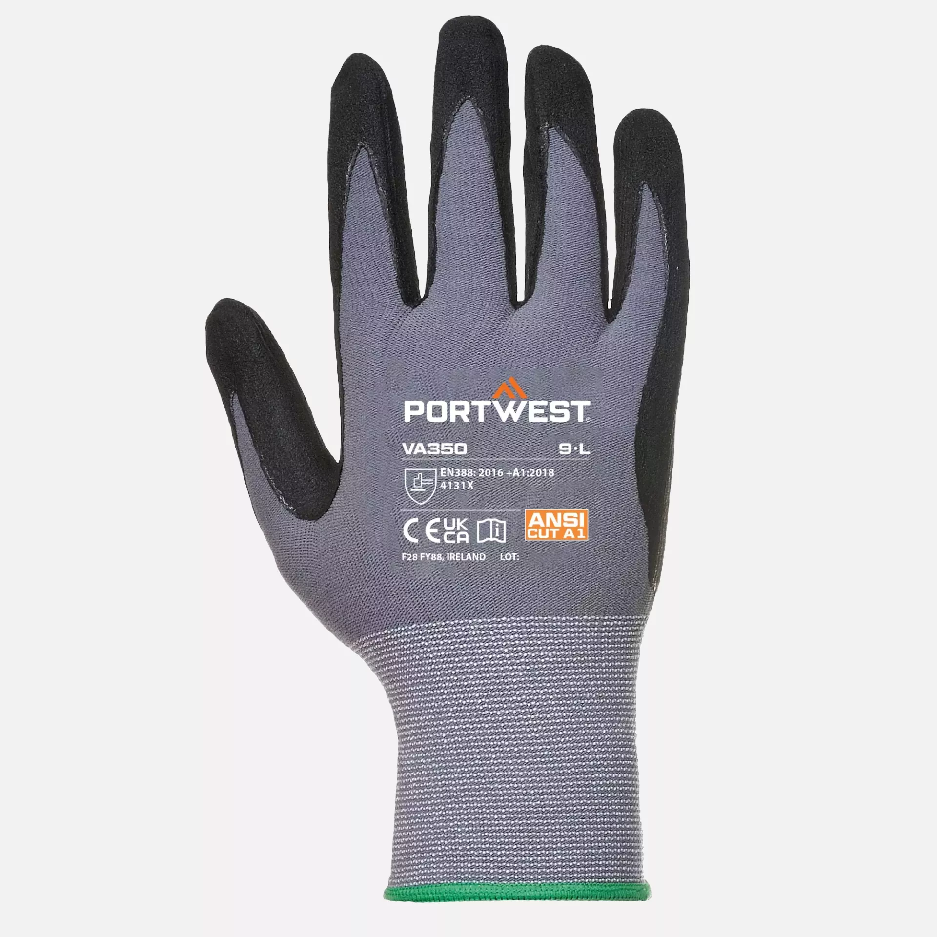 Portwest A350BKR, DermiFlex Glove, Black, image 4