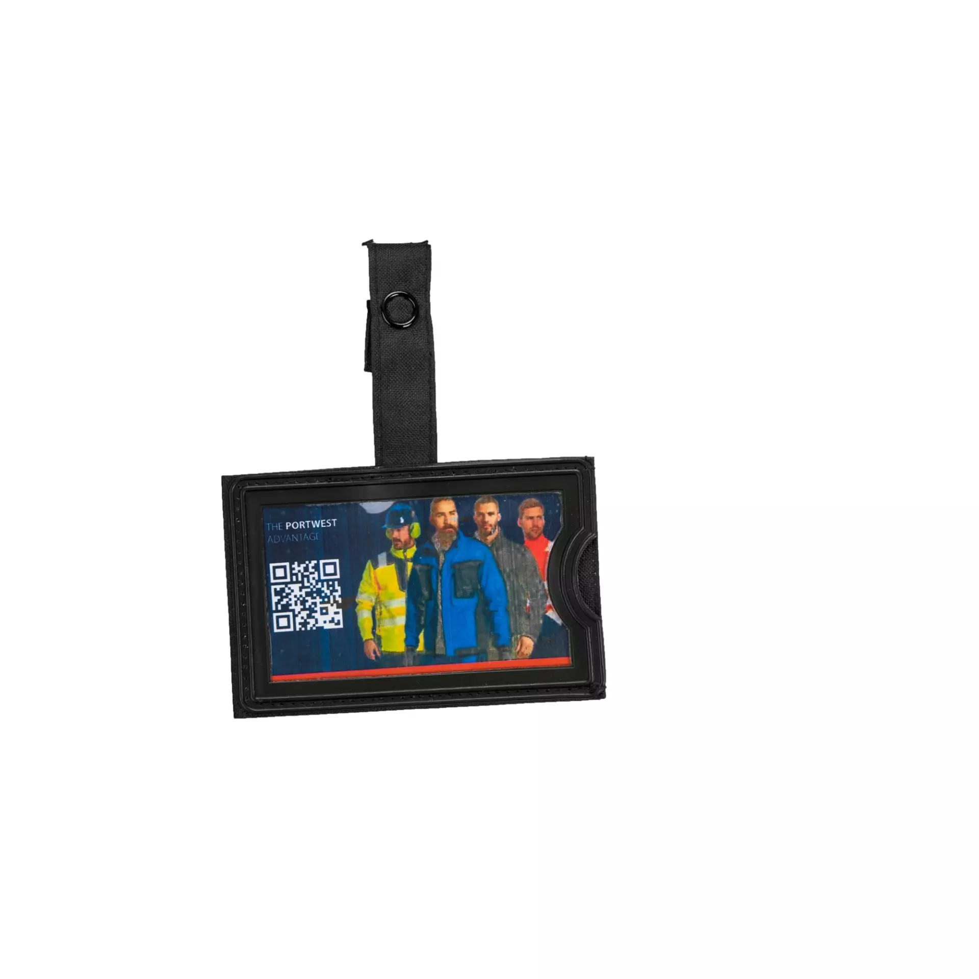 Portwest ID40BKR, TPU ID Holder (25 Pack), Black, image 1