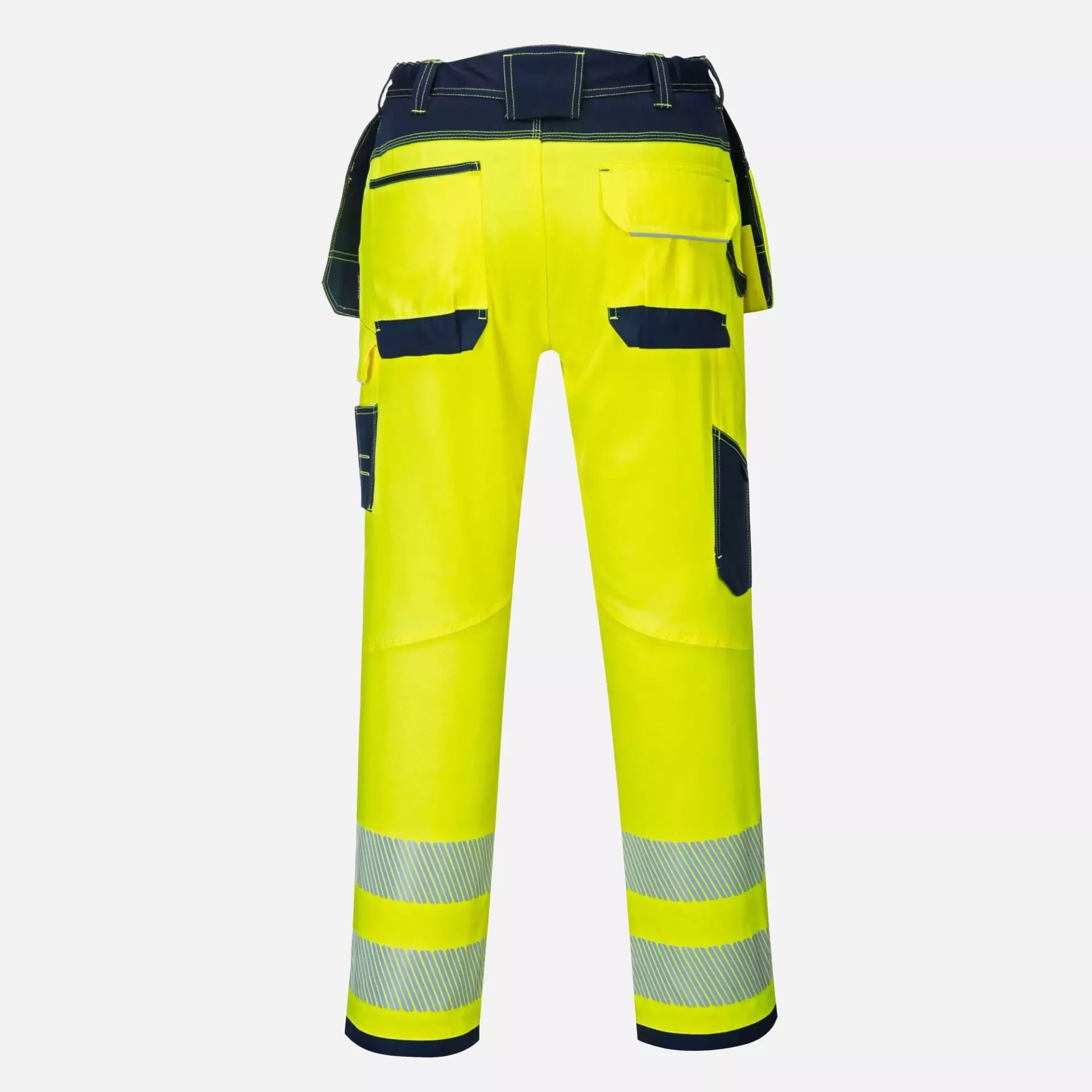 Portwest T501YNR, PW3 Hi-Vis Arbeitshose mit Holstertaschen, Gelb/Marine, image 2