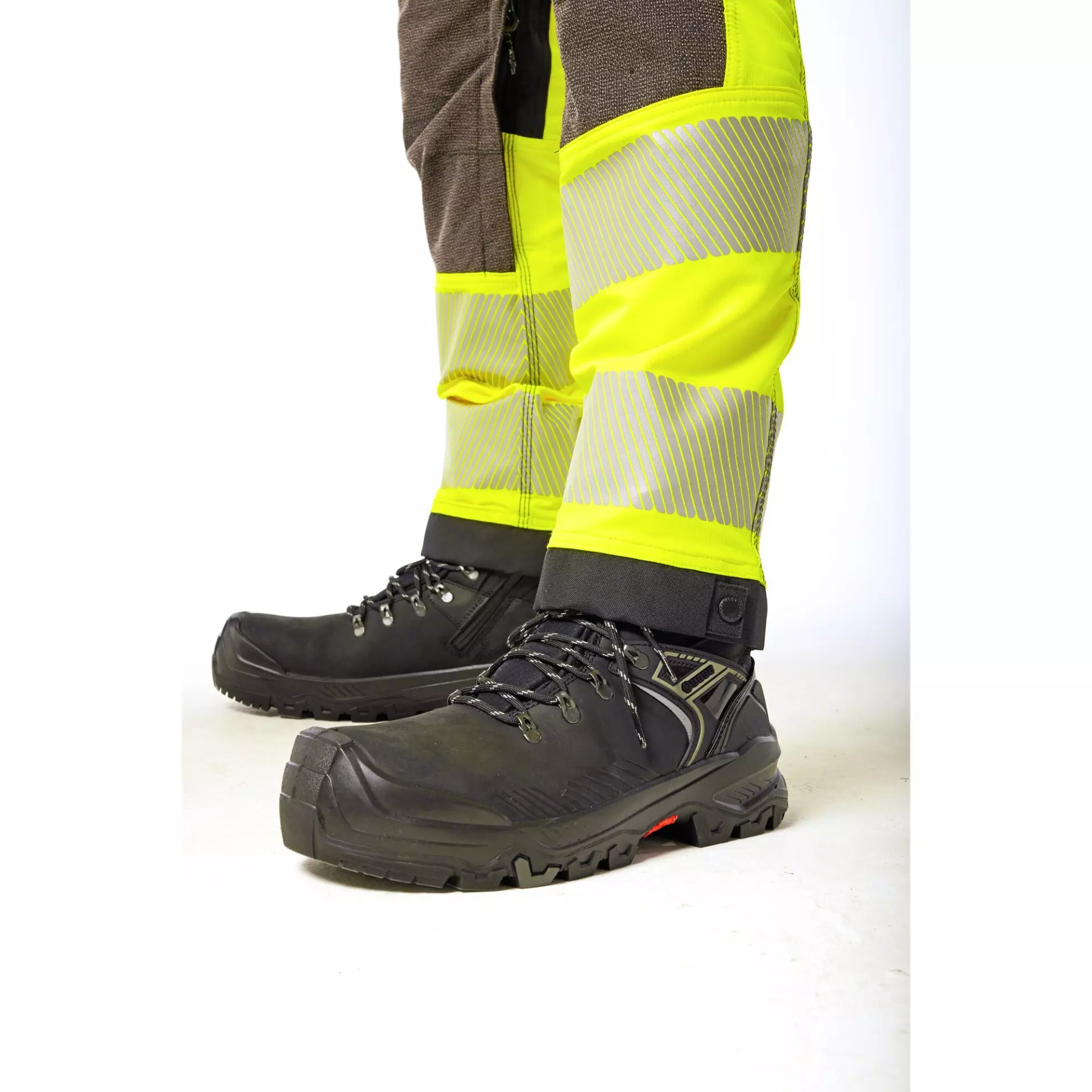 Portwest EV442YBR, EV4 Hi-Vis Stretch Hose mit abnehmbaren Holstertaschen Klasse 1, Gelb/Schwarz, image 2