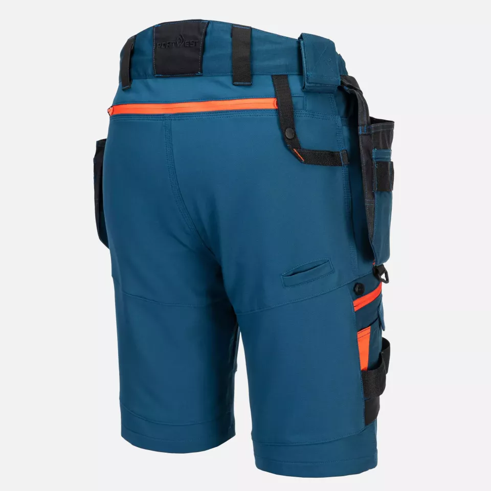 Portwest DX444MBR, DX4 Shorts mit abnehmbaren Holstertaschen, Metroblau, image 4, gallery thumbnail