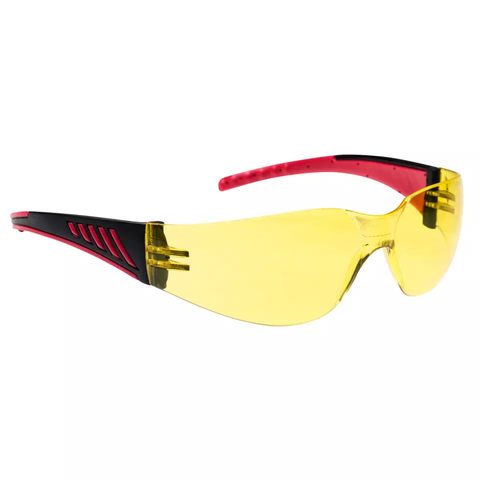 Portwest PR32AMR, Wrap Around Pro Safety Glasses, Orange, image 1, gallery thumbnail