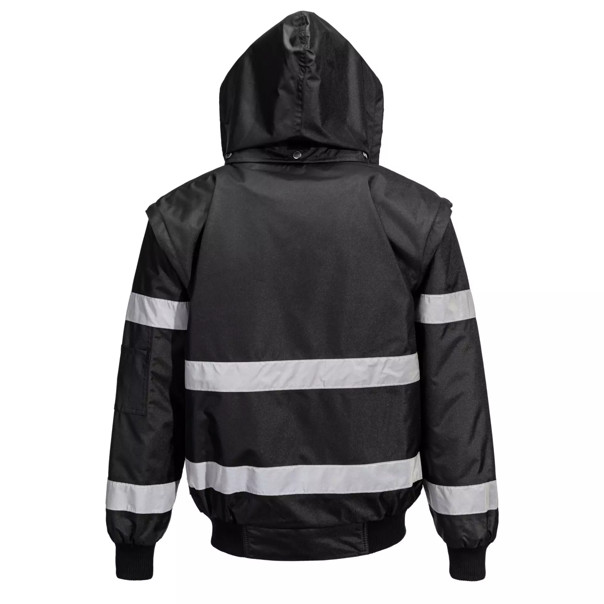Portwest S435BKR, Iona 4-in-1 Bomber Jacket, Black, image 2