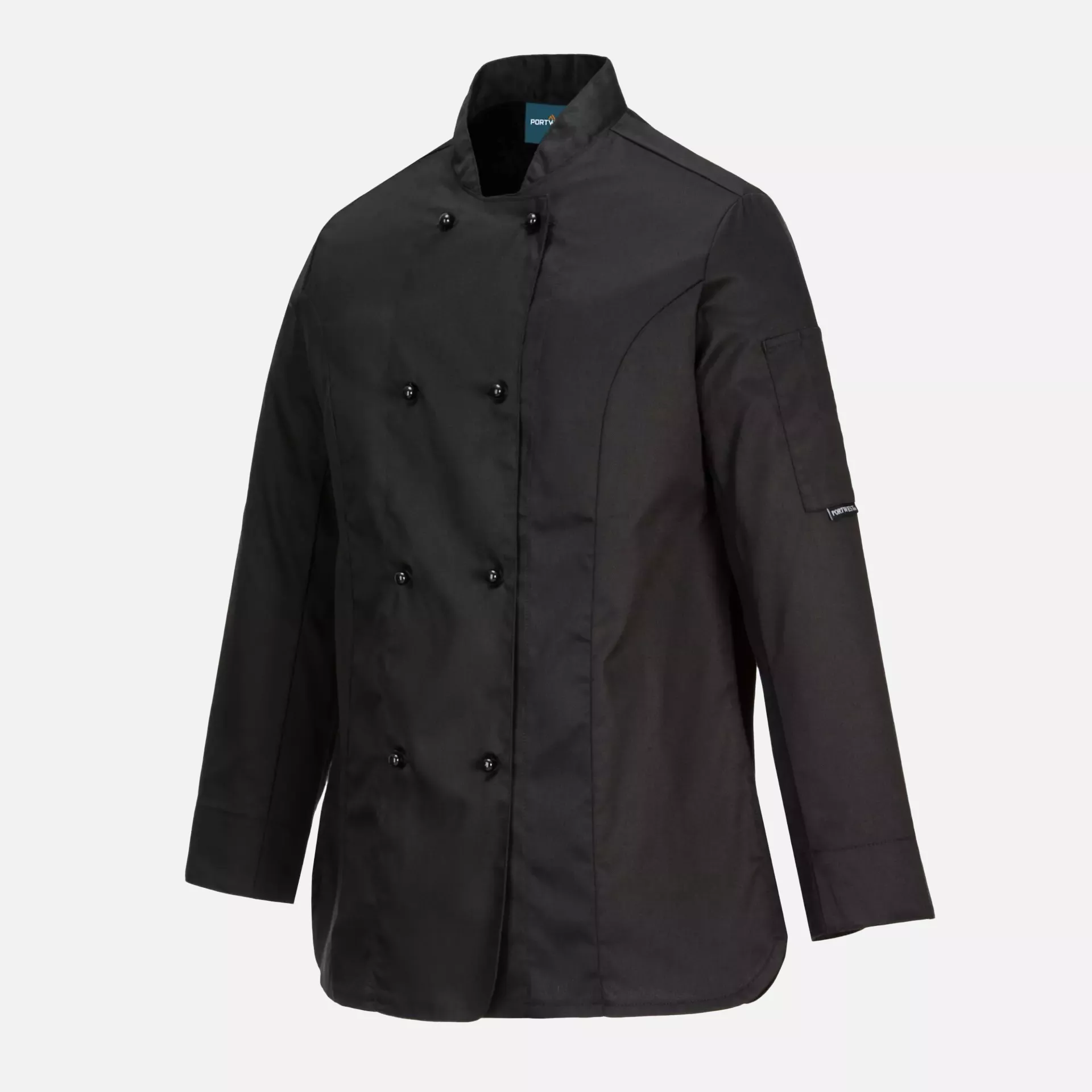 Portwest C837BKR, Chef's Women's MeshAir Rachel Jacket L/S, Black, image 3