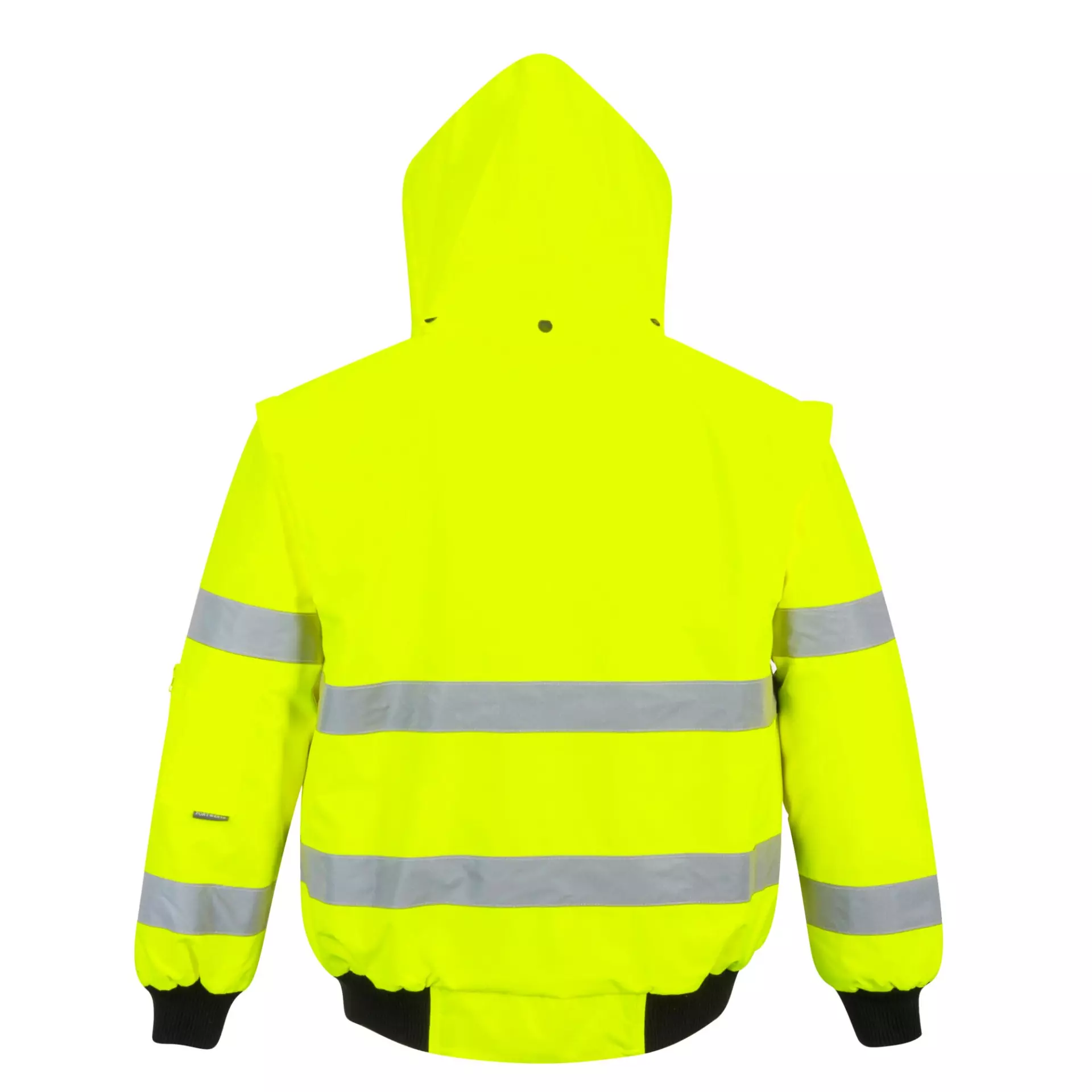 Portwest C467YER, Hi-Vis 3-in-1 Bomber Jacket, Yellow, image 2
