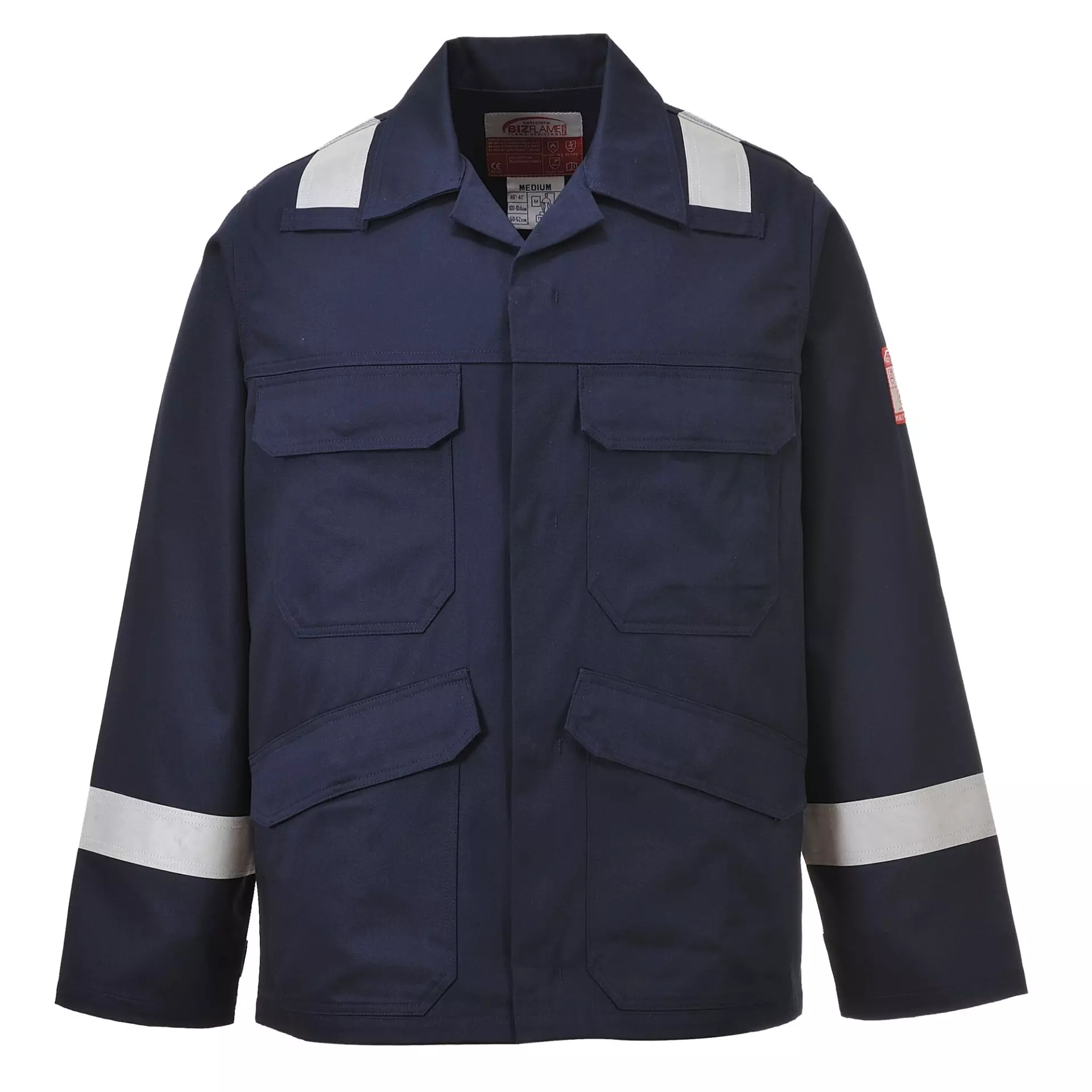Portwest FR25NAR, Bizflame Work Jacket, Navy