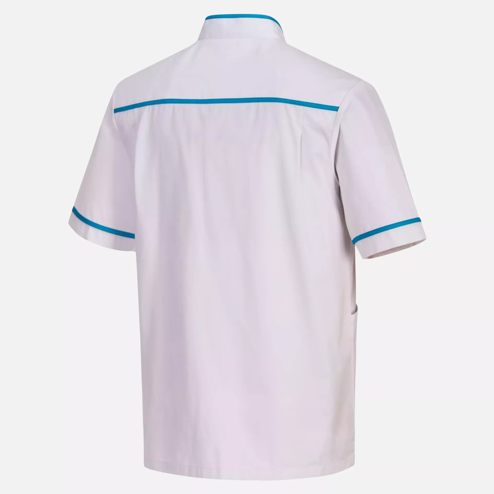 Portwest C821WAR, Men's Medical Tunic, White/Aqua, image 3