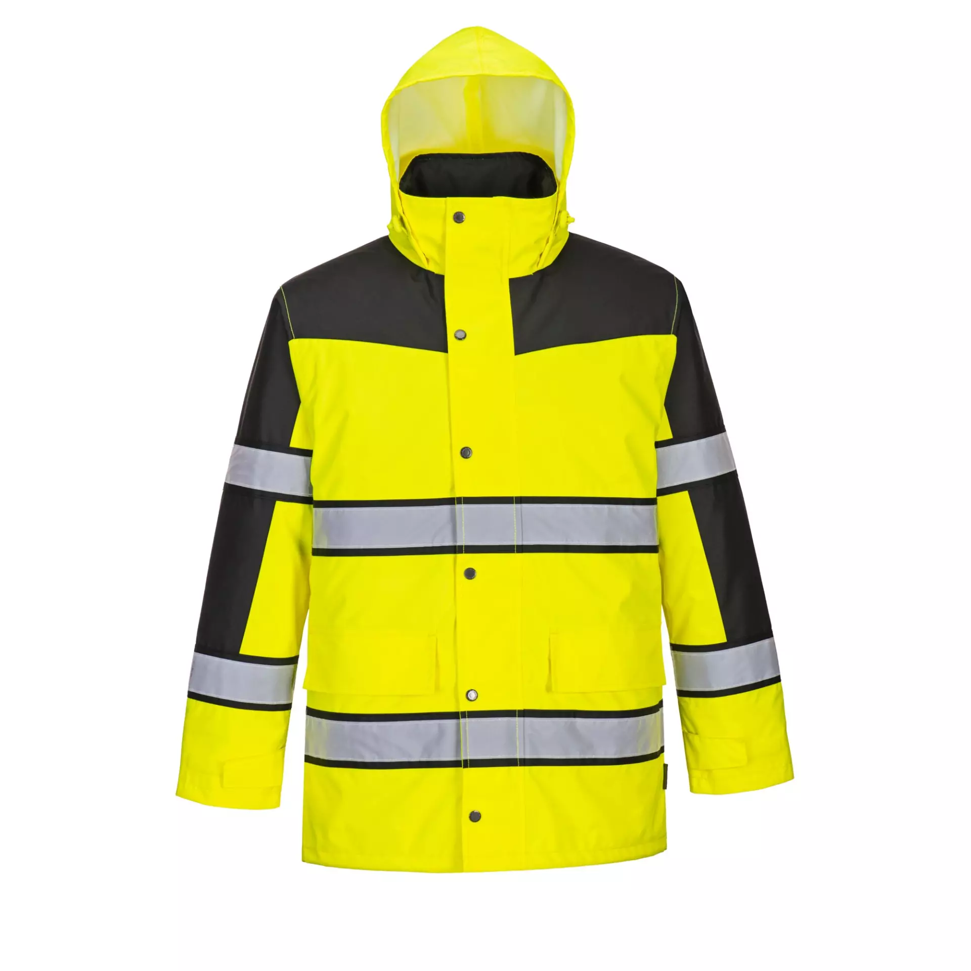Portwest S462YER, Hi-Vis Contrast Winter Classic Jacket, Yellow, image 1