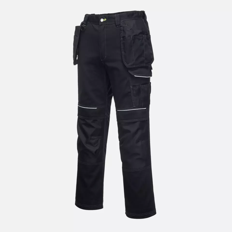 Portwest T602BKR, PW3 Holster Work Trousers, Black, image 11, gallery thumbnail