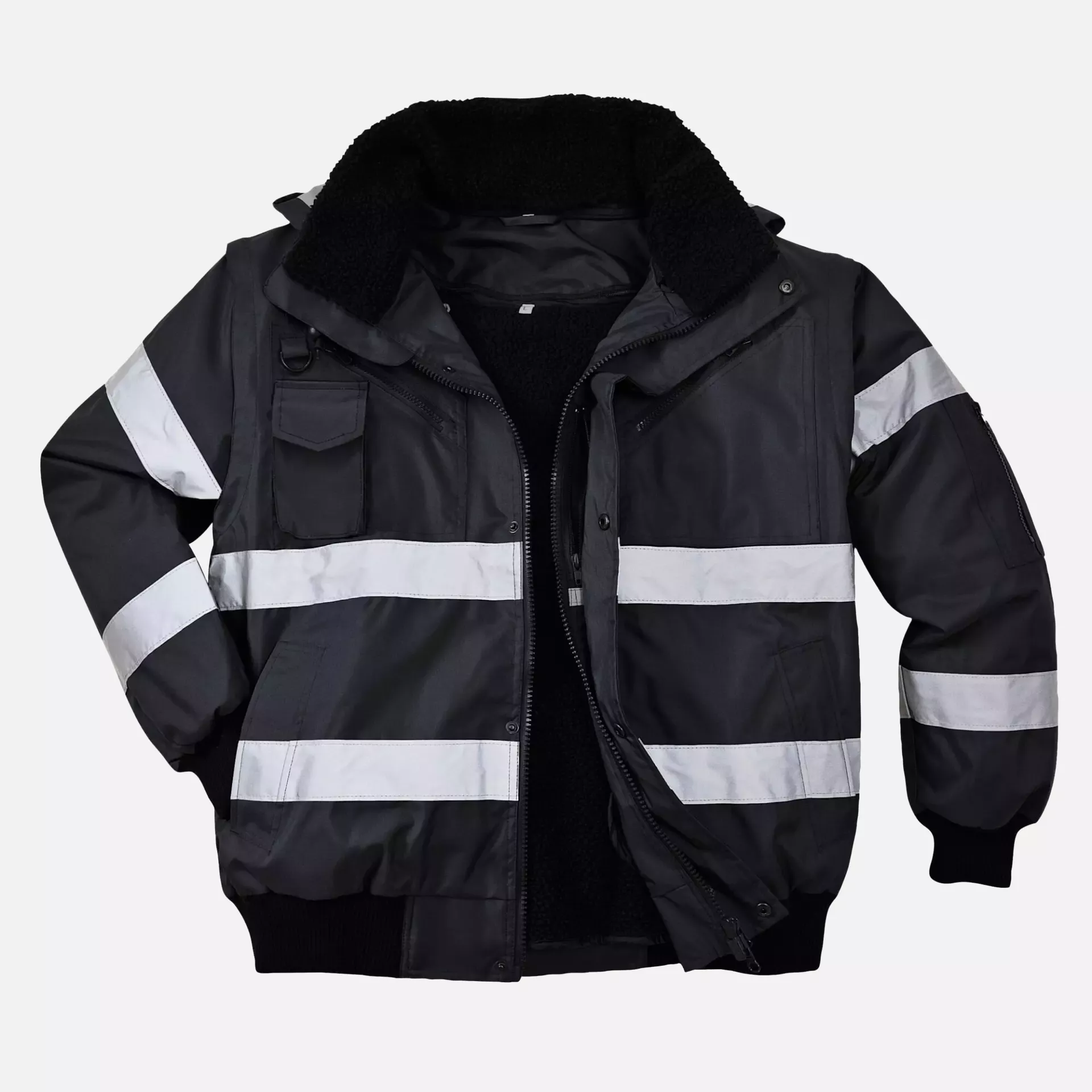 Portwest S435BKR, Iona 4-in-1 Pilotenjacke, Schwarz, image 3