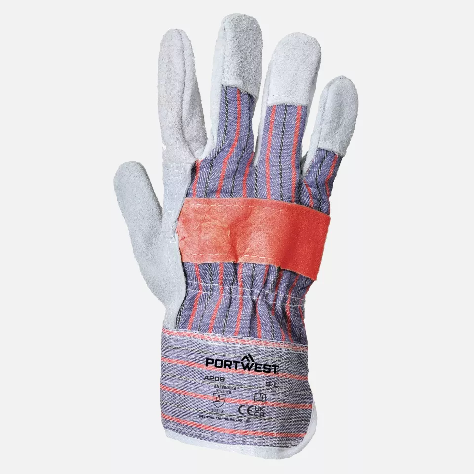 Portwest A209GRR, Classic Canadian Rigger Glove, Size XL, Grey, image 1, gallery thumbnail