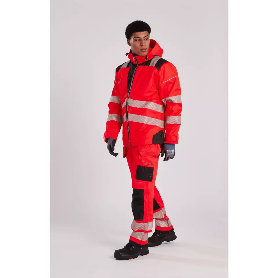 Portwest T501RBK, PW3 Hi-Vis Arbeitshose mit Holstertaschen, Rot/Schwarz, image 8, gallery thumbnail