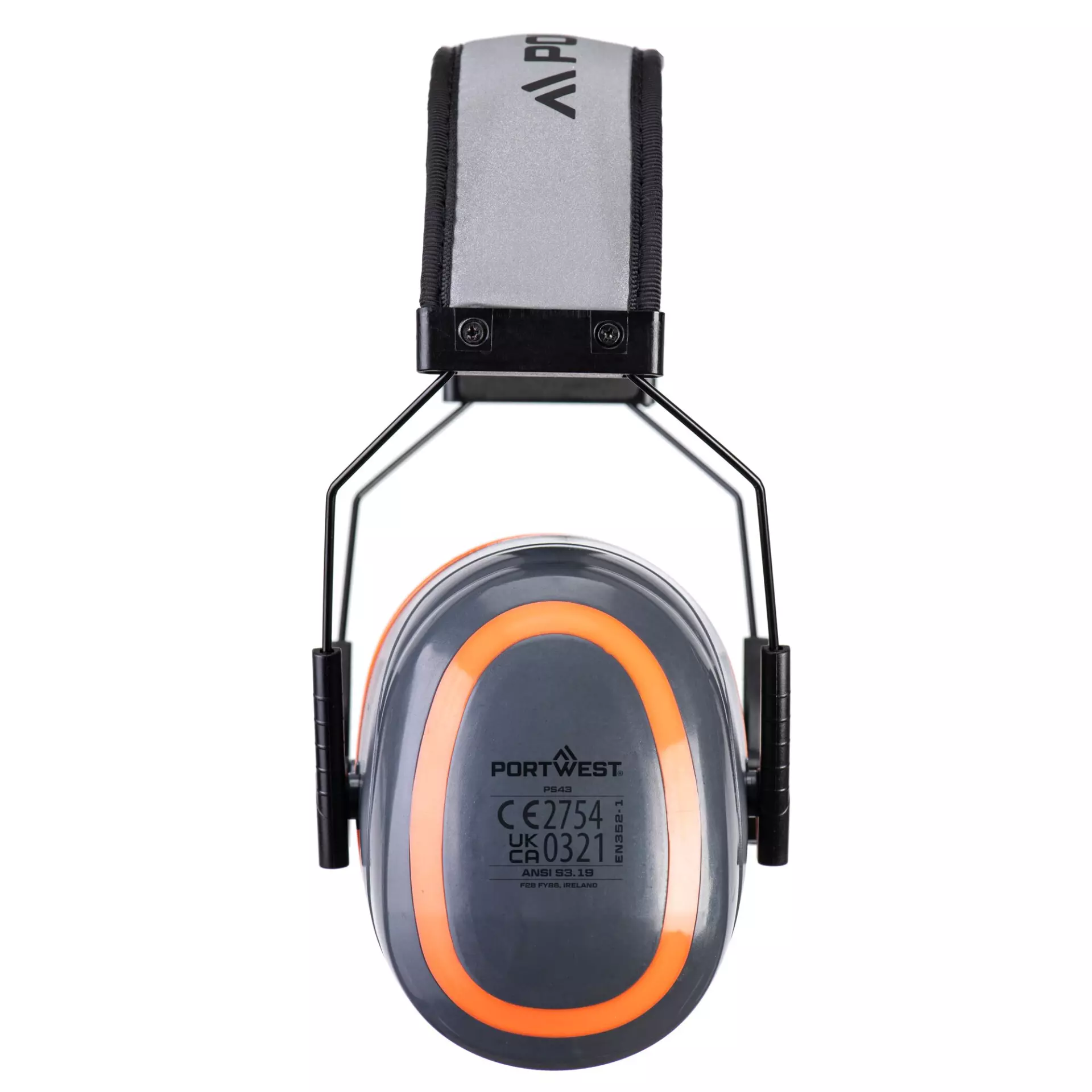 Portwest PS43GRR, HV Extreme Ear Defenders High, Grey, image 2