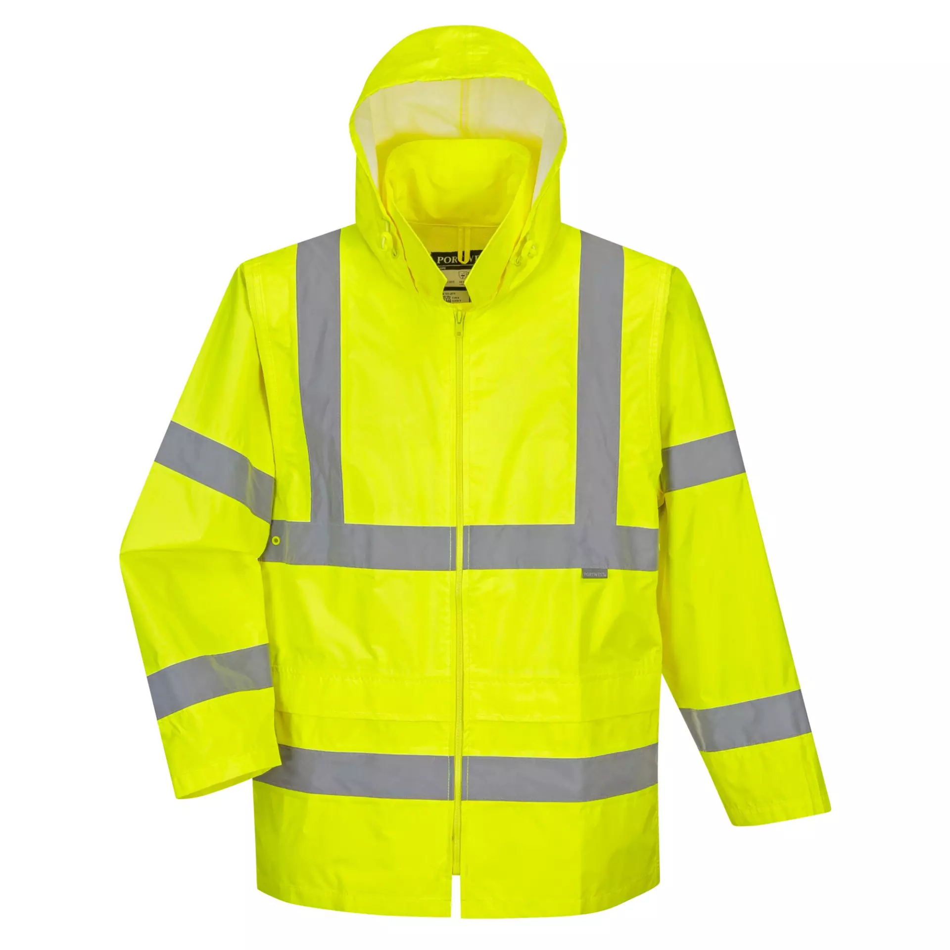 Portwest H440YER, Hi-Vis Rain Jacket, Yellow, image 2