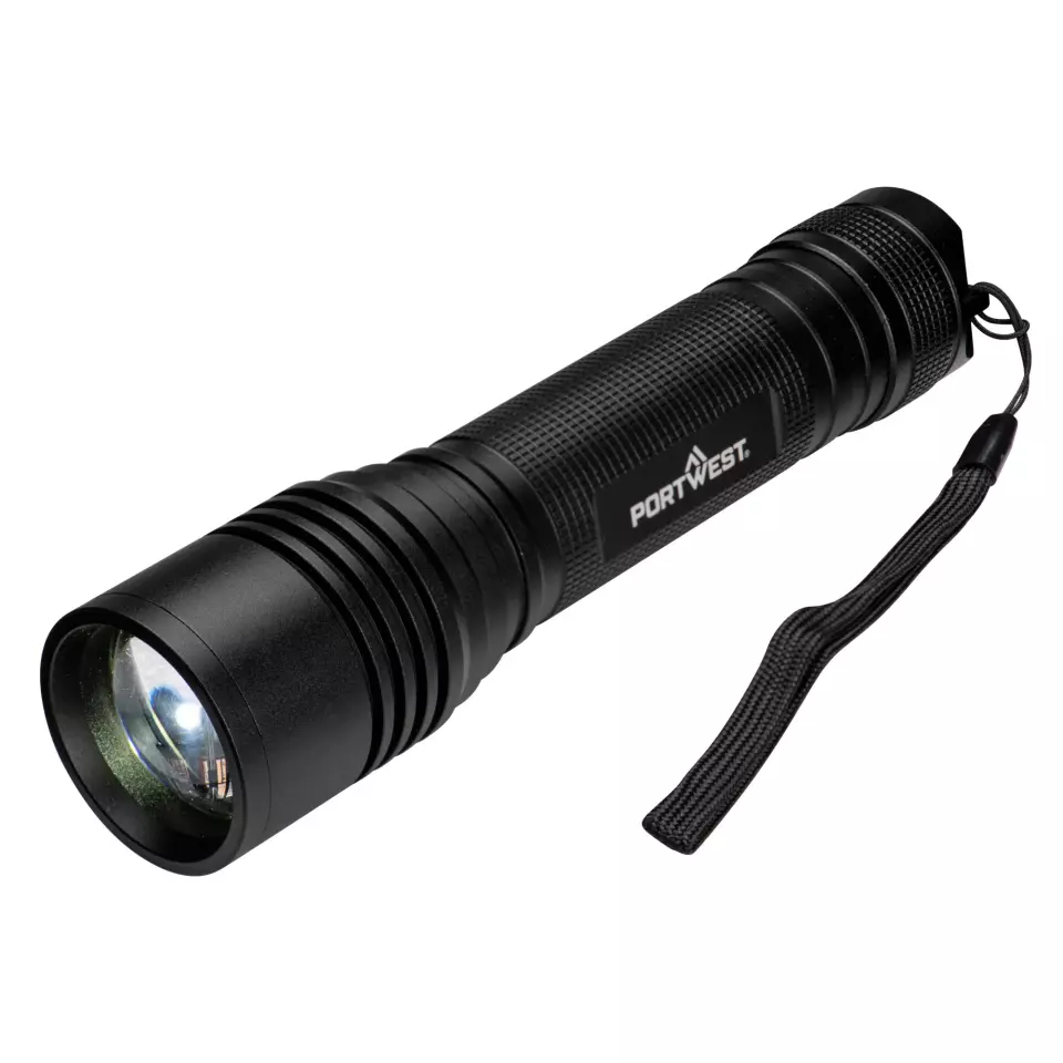 Portwest PA67BKR, Taskforce Security Torch, Black, image 1, gallery thumbnail