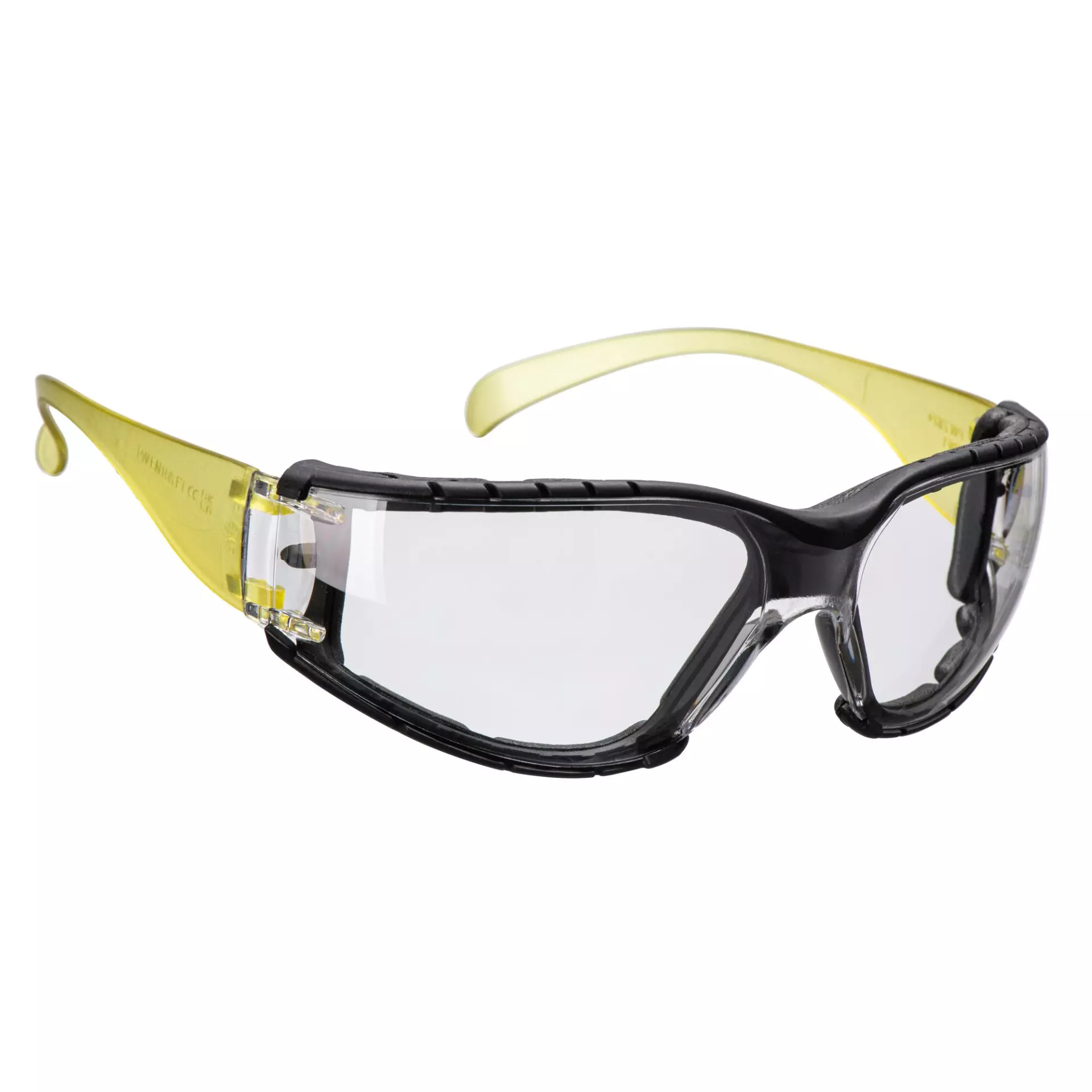 Portwest PS32CLR, Wrap Around Plus Safety Glasses, Transparent, image 3
