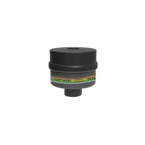 Portwest ABEK2P3 Combination Filter Universal Thread, Black