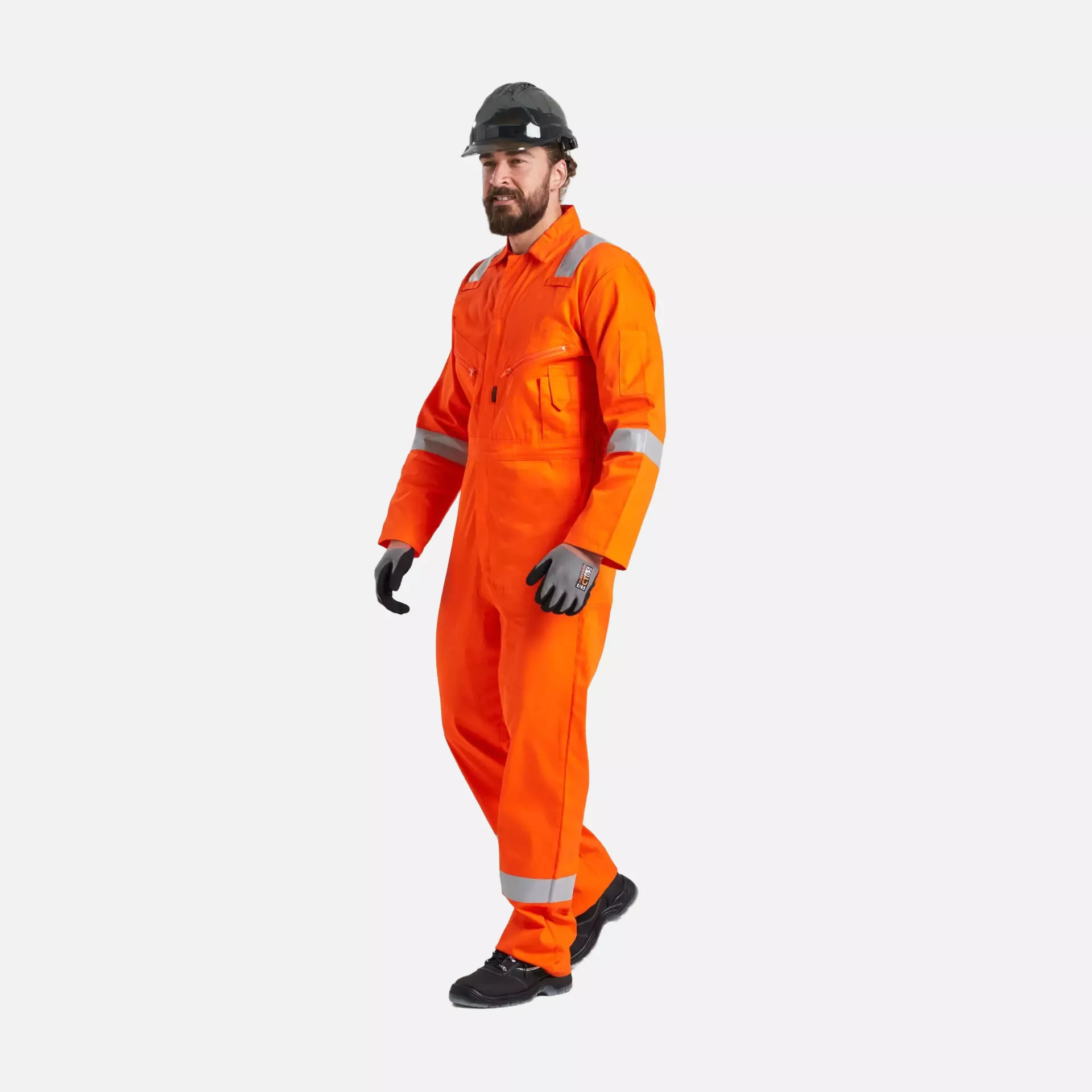 Portwest C814ORR, Iona Cotton Coverall, Orange, image 4