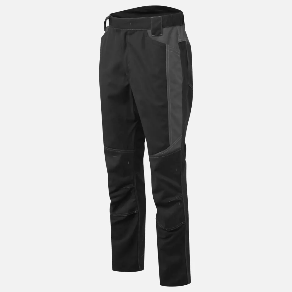 Portwest T747BKR, WX3 Industrial Wash Trousers, Black, image 2, gallery thumbnail