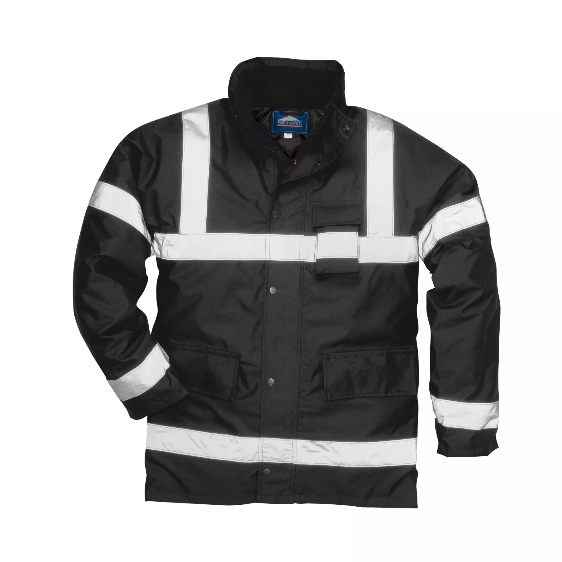 Portwest S433BKR, Iona Lite Traffic Jacket, Black, image 3