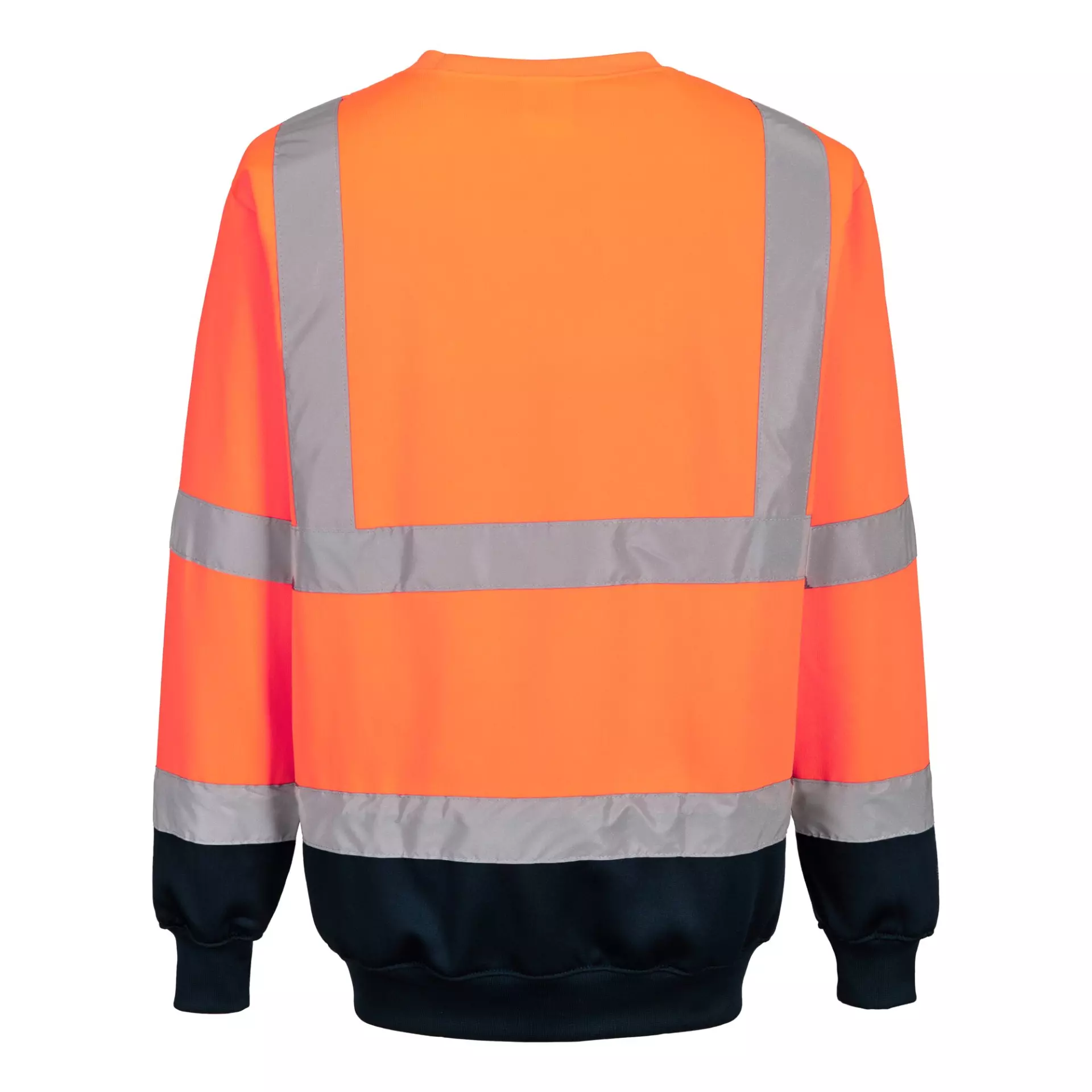 Portwest B306ONR, Hi-Vis Contrast Sweatshirt, Orange/Navy, image 2