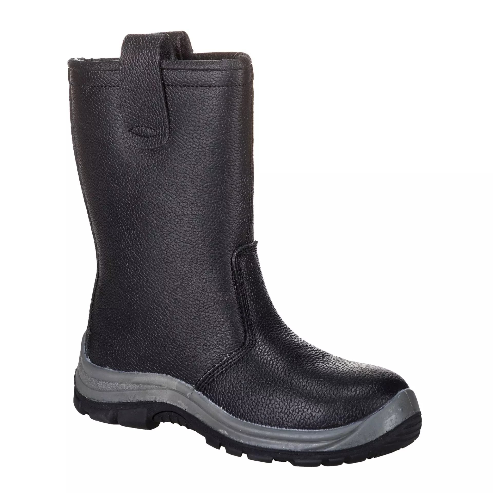 Portwest FW12BKR, Steelite Rigger Boot S1P CI HRO, Black, image 1