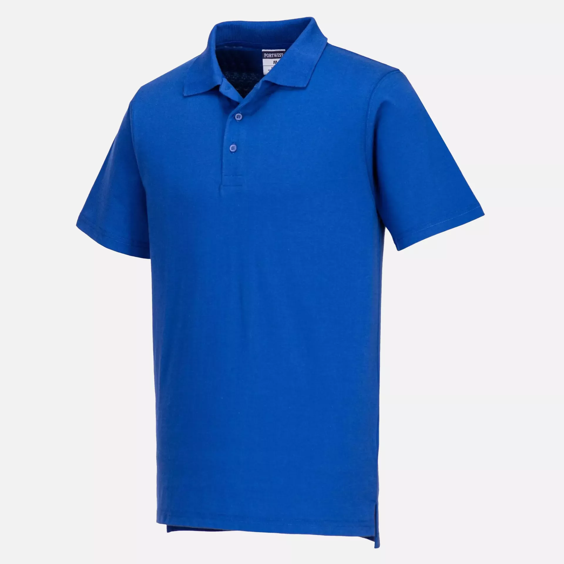 Portwest L210RBR, Lightweight Jersey Polo Shirt, Royal Blue, image 3