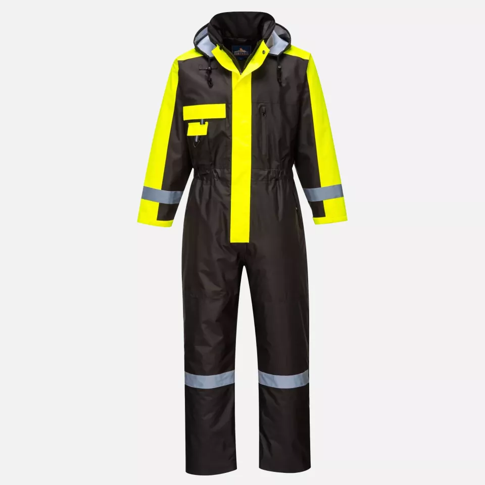Portwest S585BKR, Winter Coverall, Black, image 1, gallery thumbnail
