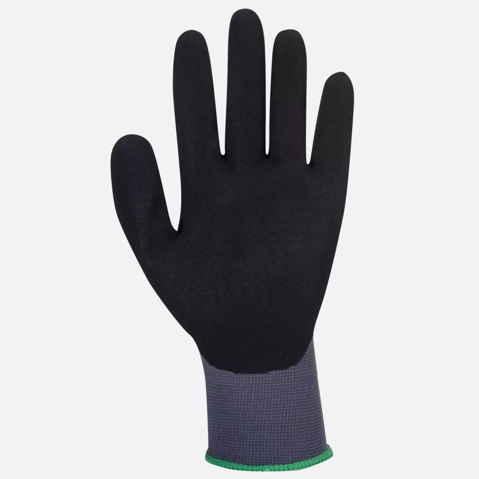 Portwest A352G8R, DermiFlex Ultra Glove, Grey/Black, image 2, gallery thumbnail