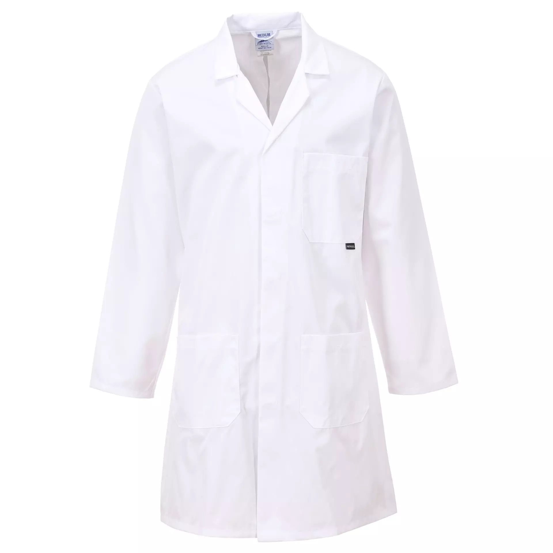 Portwest C852WHR, Standard Coat, White, image 1