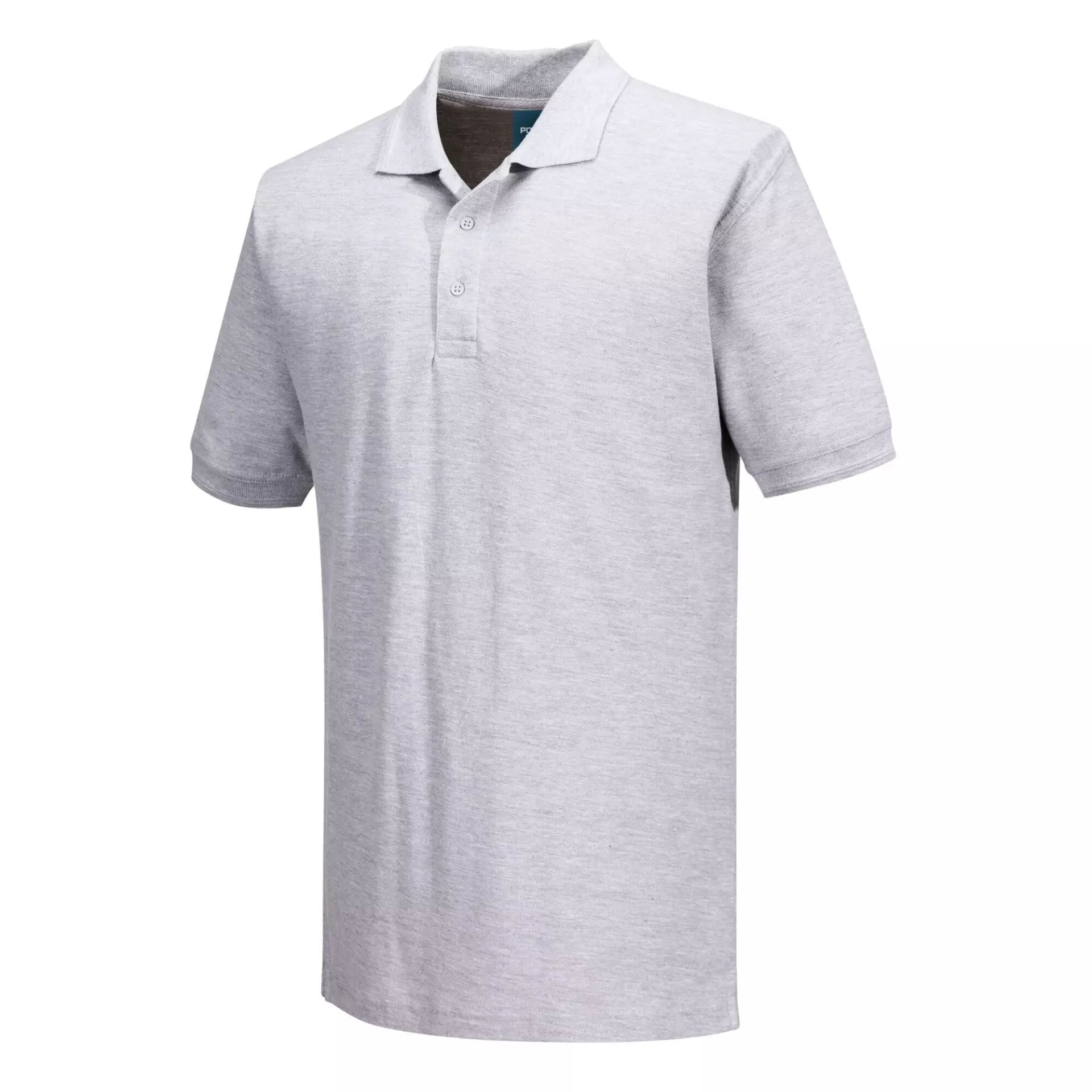 Portwest B210HGR, Naples Polo Shirt S/S, Heather Grey, image 3