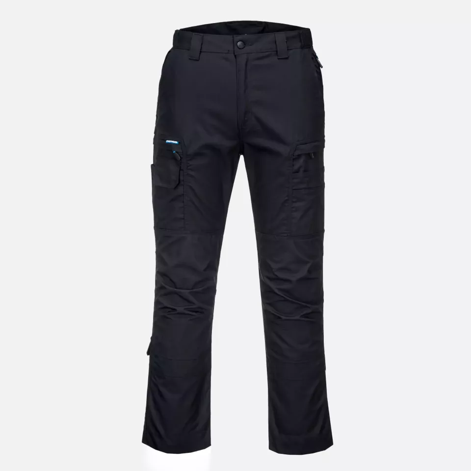 Portwest T802BKR, KX3 Ripstop Trousers, Black, image 1, gallery thumbnail