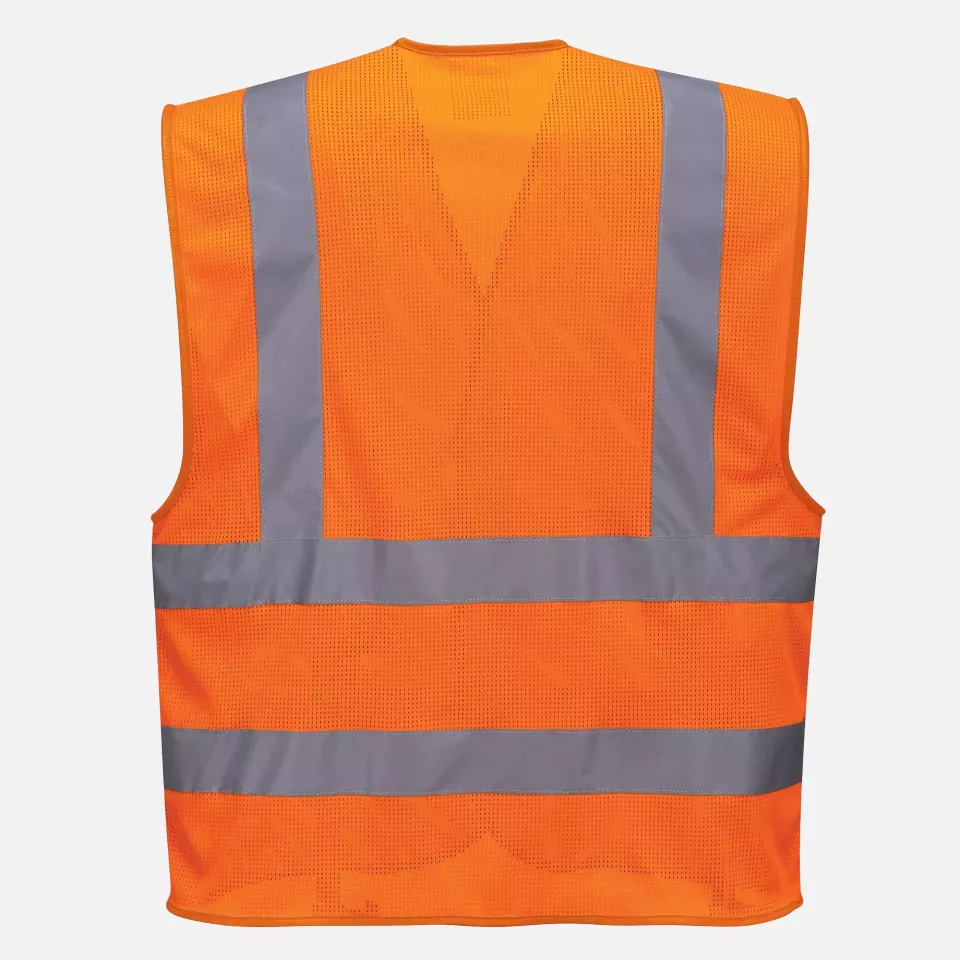 Portwest C370ORR, Hi-Vis Mesh Band and Brace Vest, Orange, image 2, gallery thumbnail