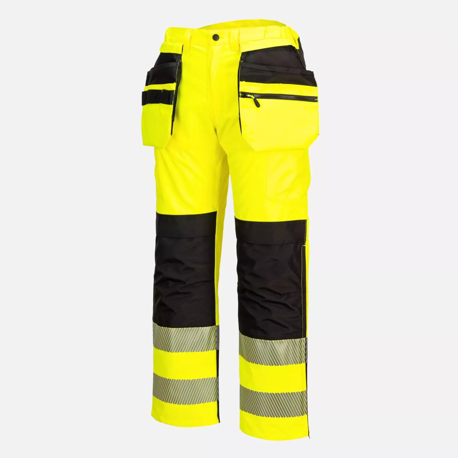 Portwest PW356YBR, PW3 Hi-Vis Rain Trousers, Yellow/Black, image 4