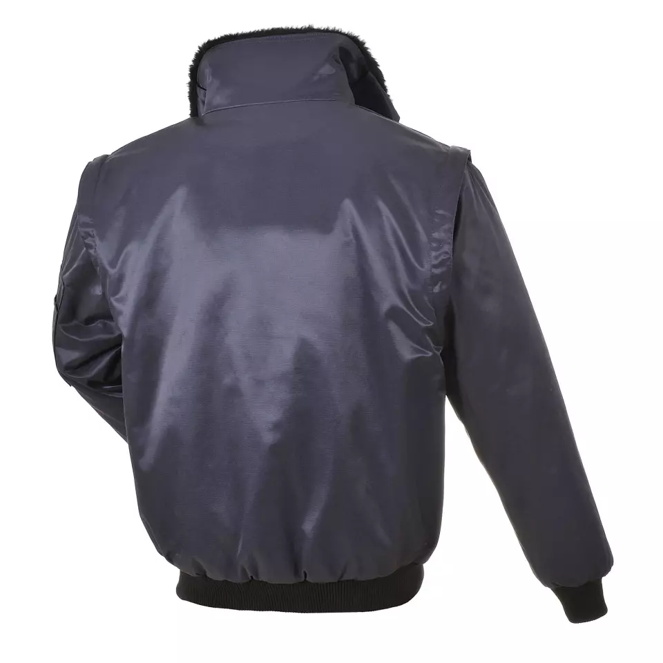 Portwest PJ10NAR, Pilot Jacket, Navy, image 2, gallery thumbnail