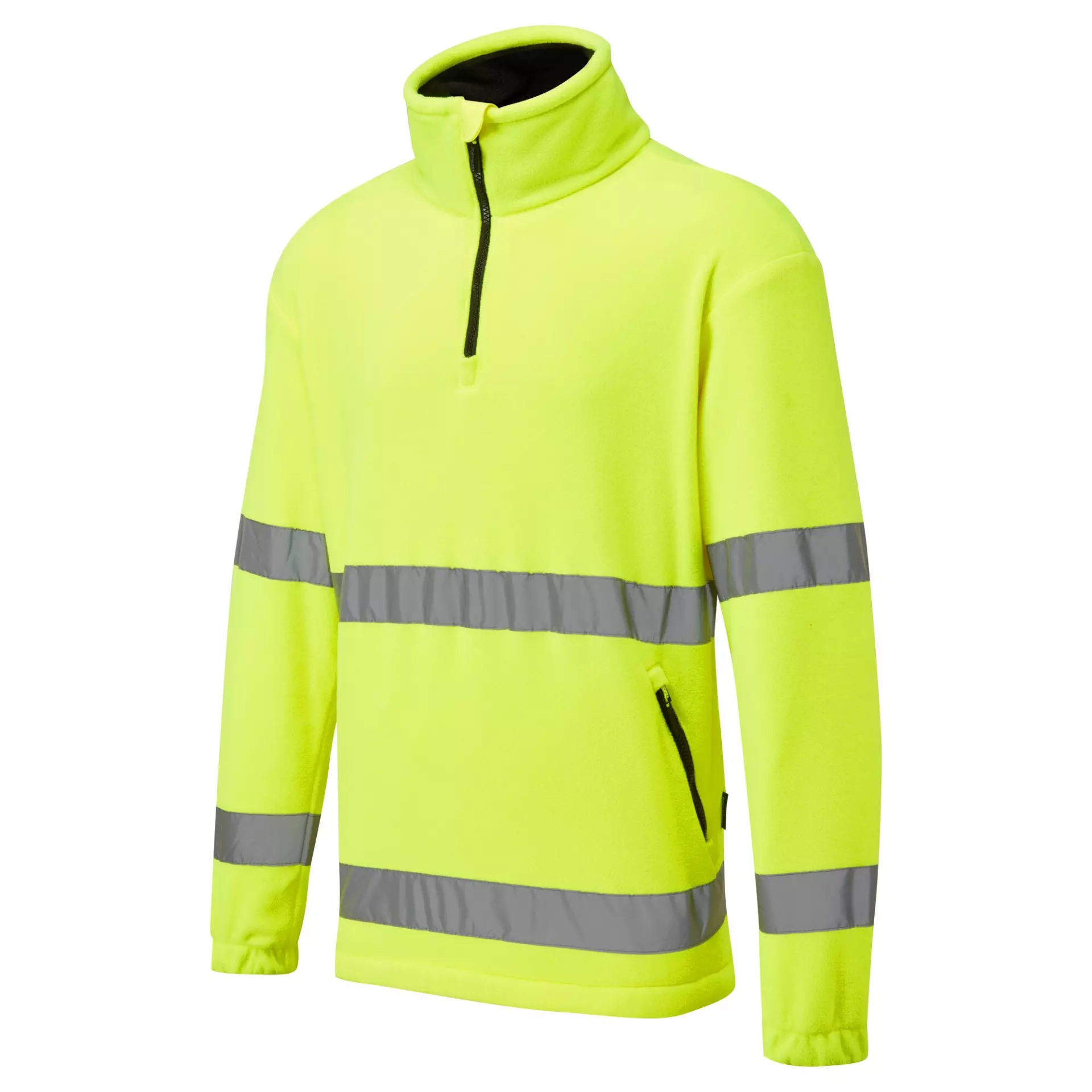 Portwest F302YER, Hi-Vis 1/2 Zip Fleece, Yellow, image 3