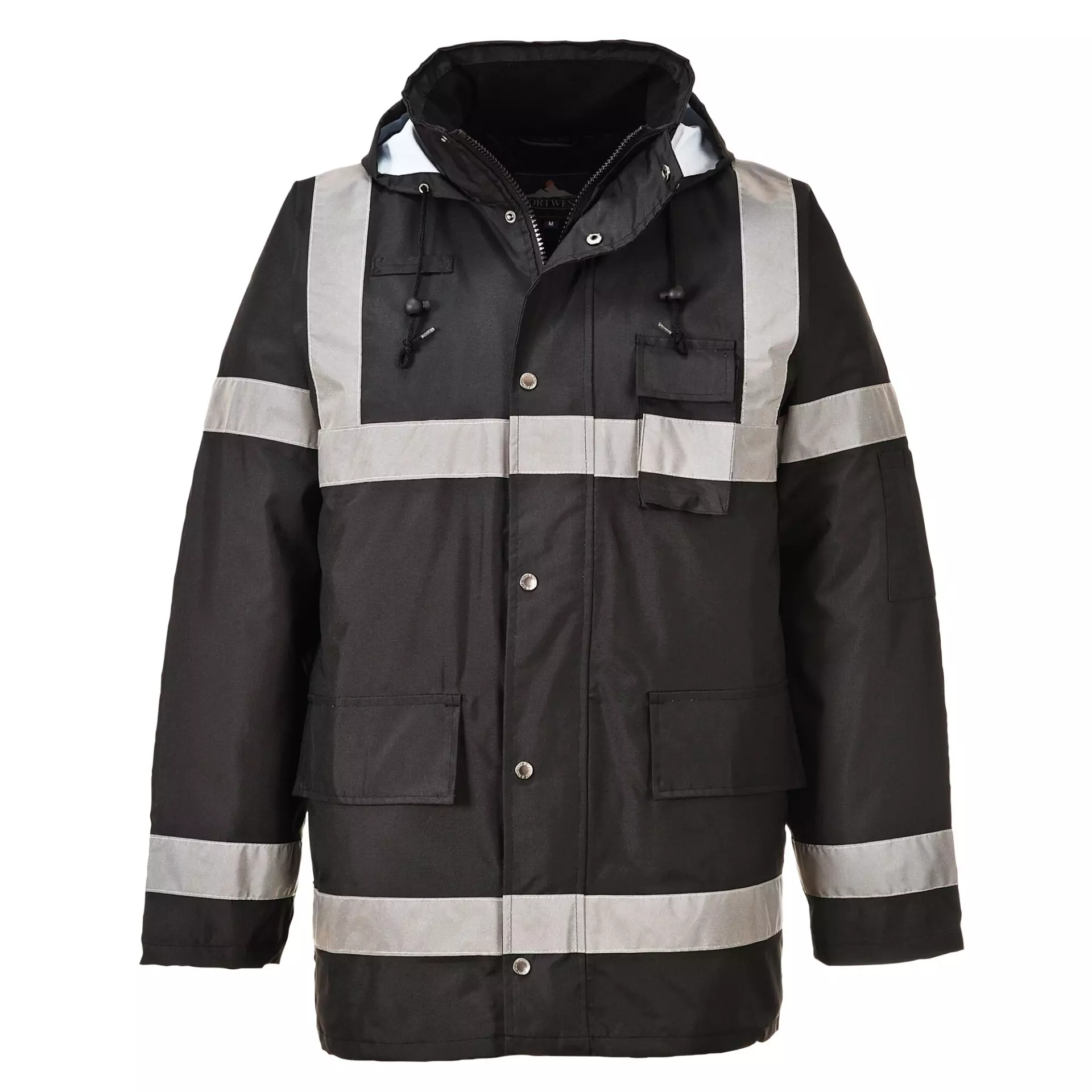 Portwest S433BKR, Iona Lite Traffic Jacket, Black, image 1