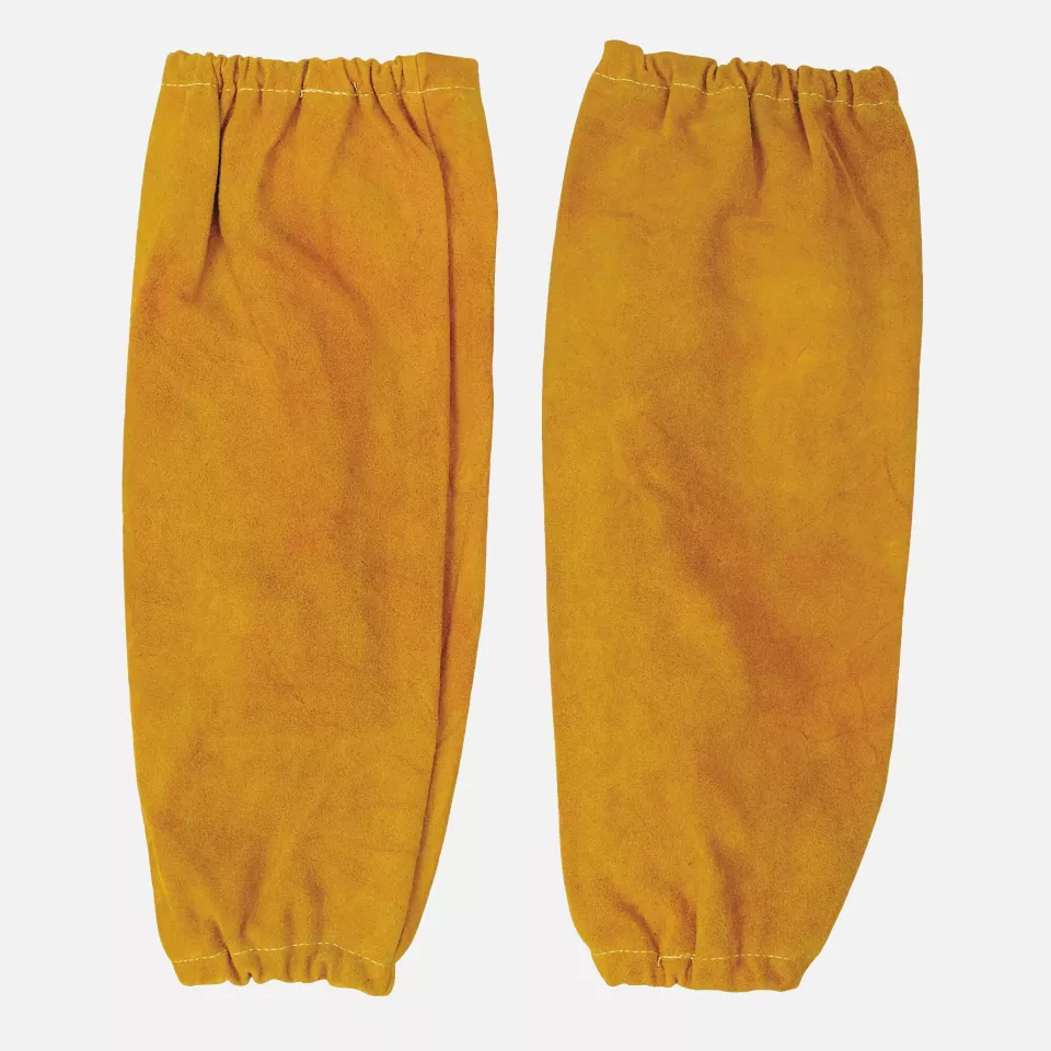 Portwest SW20TAR, FR Leather Welding Sleeves, Tan, image 1, gallery thumbnail